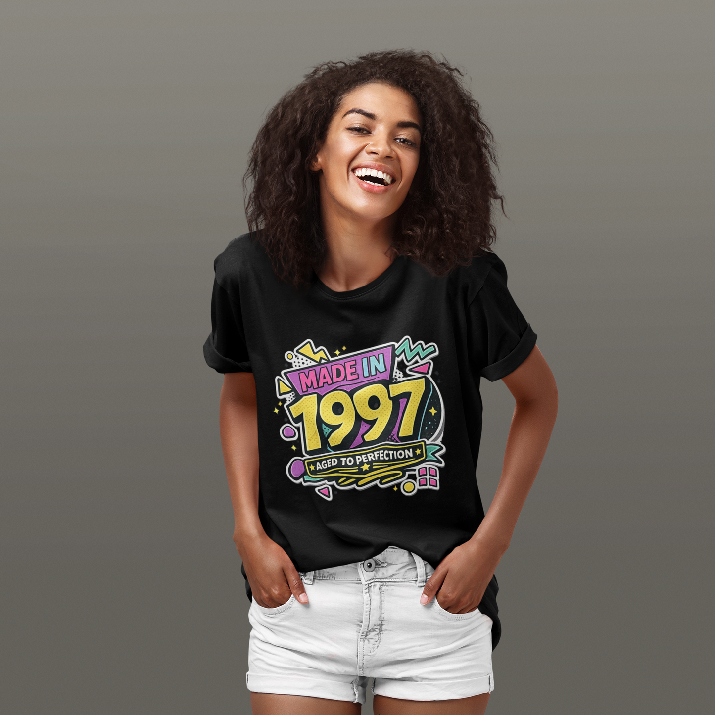 Vintage 1997 Retro T-Shirt | 1997 Birth Year Shirt | Retro 90s Graphic Tee