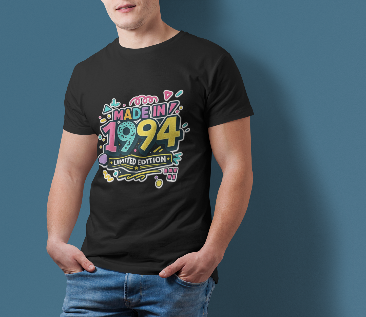 Keep It Real 1994 T-Shirt Retro 90s Birthday Tee, Vintage 1994 Shirt, Birth Year Graphic Tee