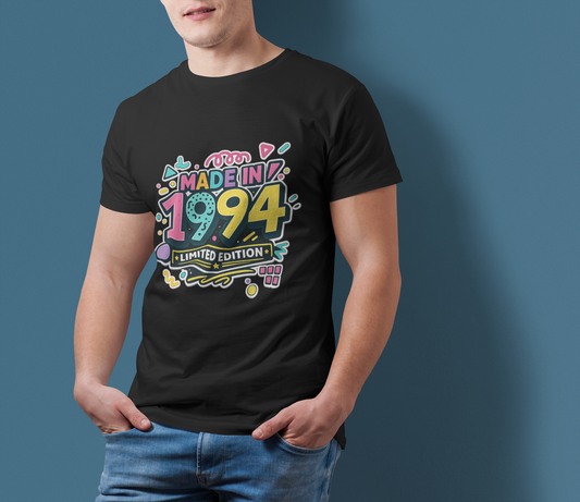 Keep It Real 1994 T-Shirt Retro 90s Birthday Tee, Vintage 1994 Shirt, Birth Year Graphic Tee