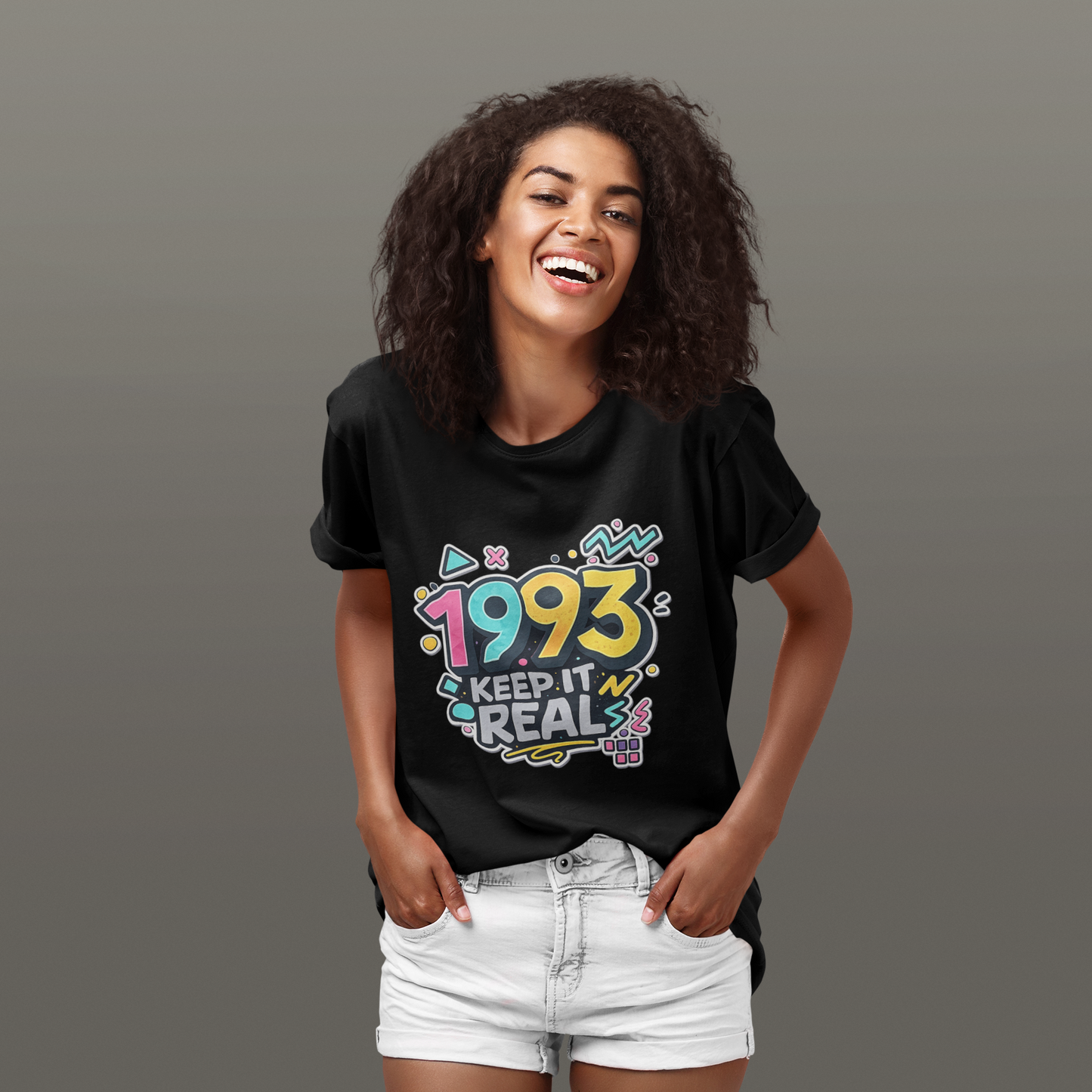 Keep It Real 1993 T-Shirt Retro 90s Birthday Vintage Year Tee