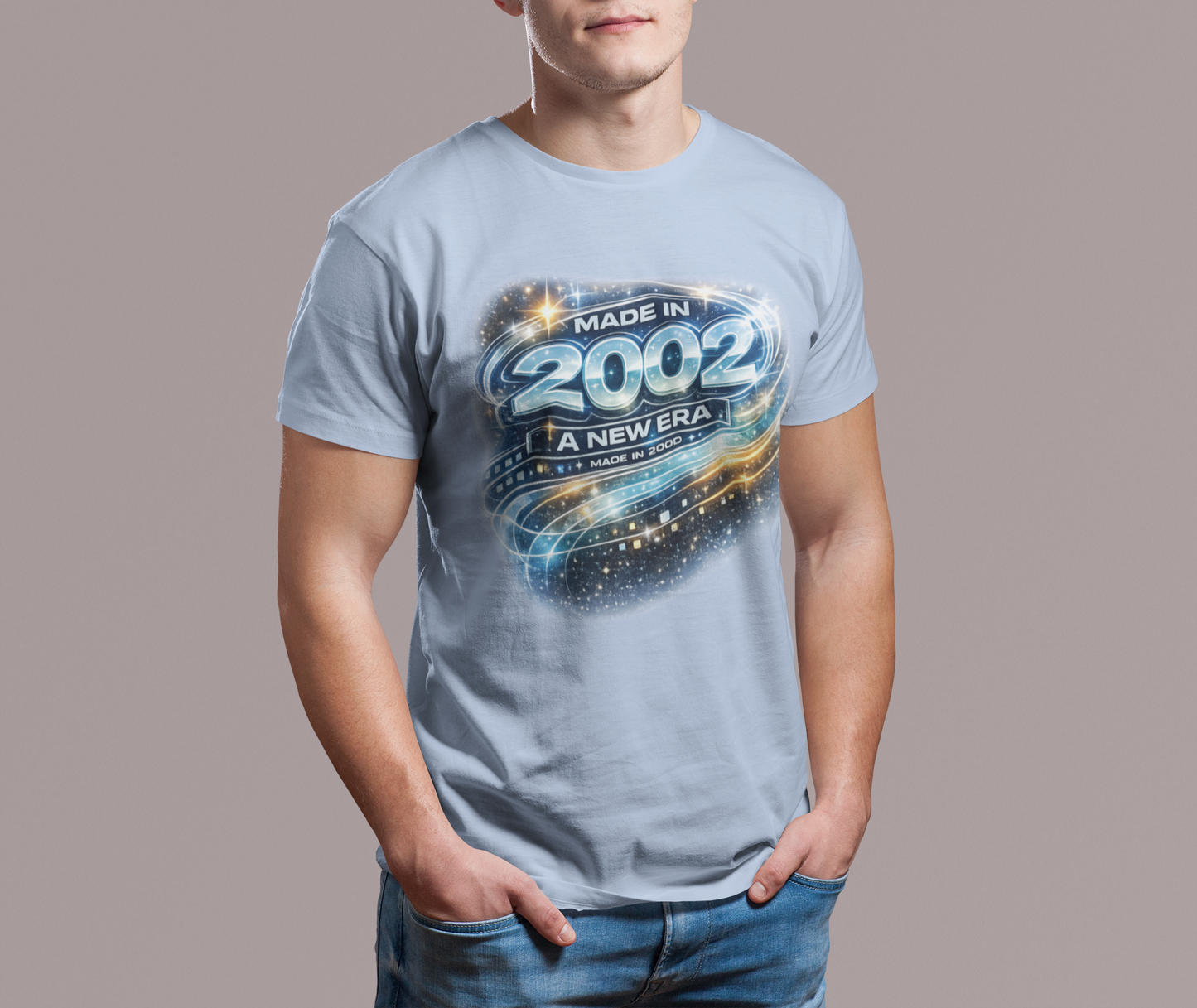 Born in 2002 Y2K T-Shirt, Retro 2000s Birthday Shirt, Vintage 2002 Graphic Tee, Unisex Nostalgia Gift