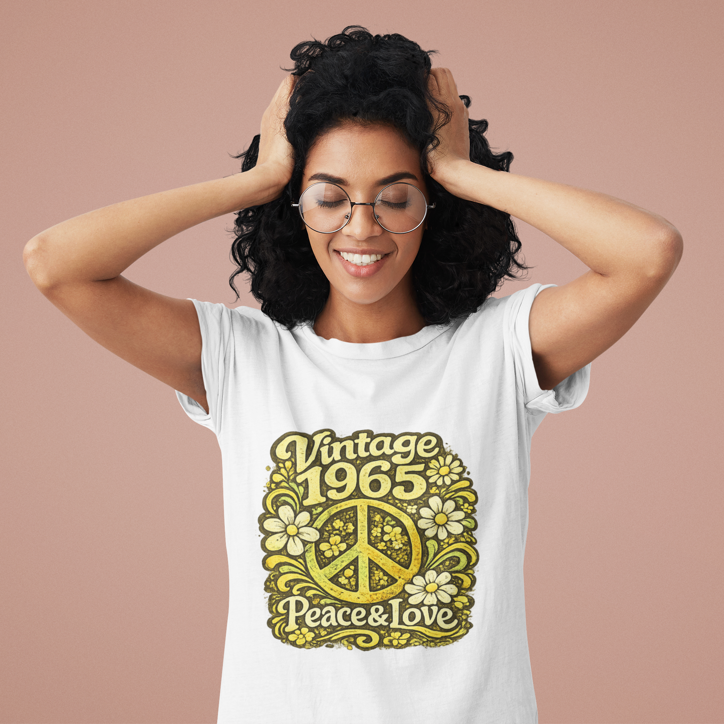 Vintage 1965 Retro T-Shirt – Born to Vibe 1965 Shirt, 60s Hippie Graphic Tee, Retro Birth Year Shirt, 1965 Birthday Gift