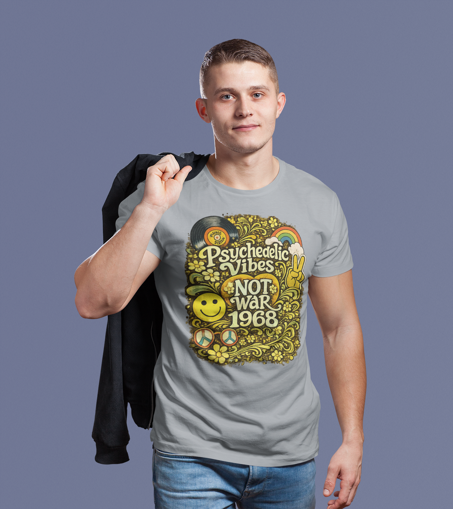 Vintage 1968 T-Shirt, Born in 1968 Birthday Shirt, Classic 60s Graphic Tee, 1968 Unisex Gift