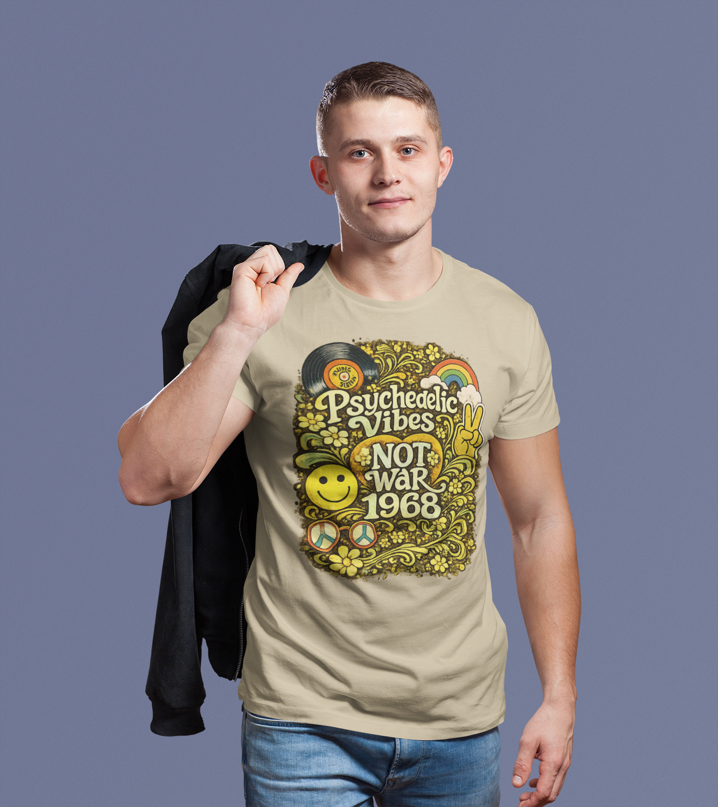 Vintage 1968 T-Shirt, Born in 1968 Birthday Shirt, Classic 60s Graphic Tee, 1968 Unisex Gift