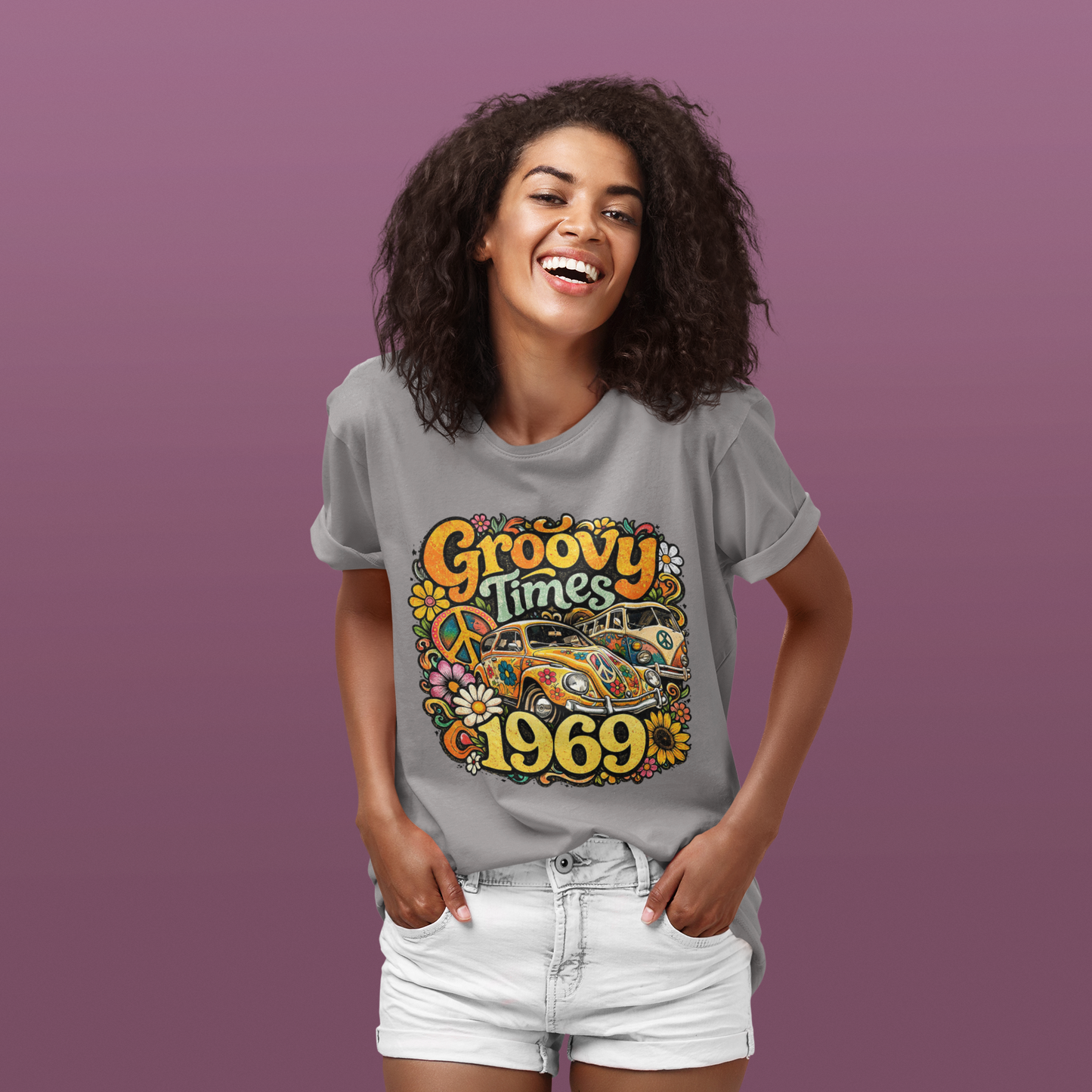 Vintage 1969 T-Shirt, Born in 1969 Birthday Shirt, Classic 60s Graphic Tee, 1969 Unisex Gift