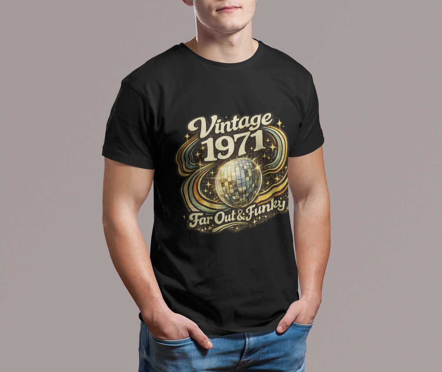 Vintage 1971 Retro T-Shirt | 1971 Birth Year Shirt | Retro 70s Graphic Tee