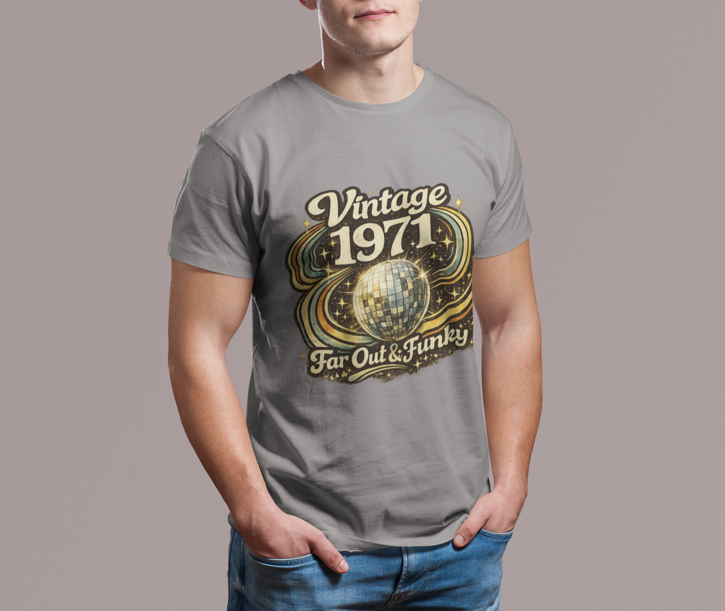 Vintage 1971 Retro T-Shirt | 1971 Birth Year Shirt | Retro 70s Graphic Tee