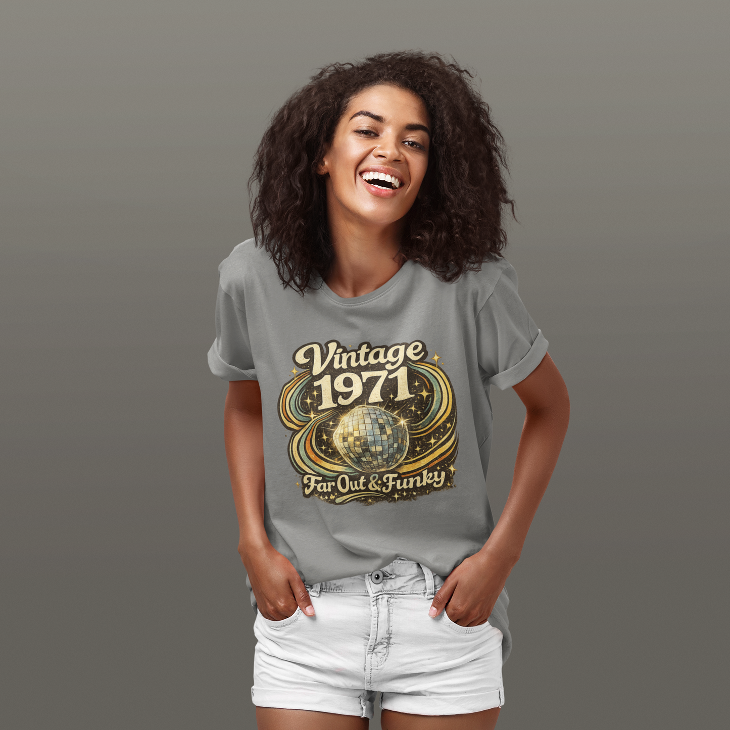 Vintage 1971 Retro T-Shirt | 1971 Birth Year Shirt | Retro 70s Graphic Tee