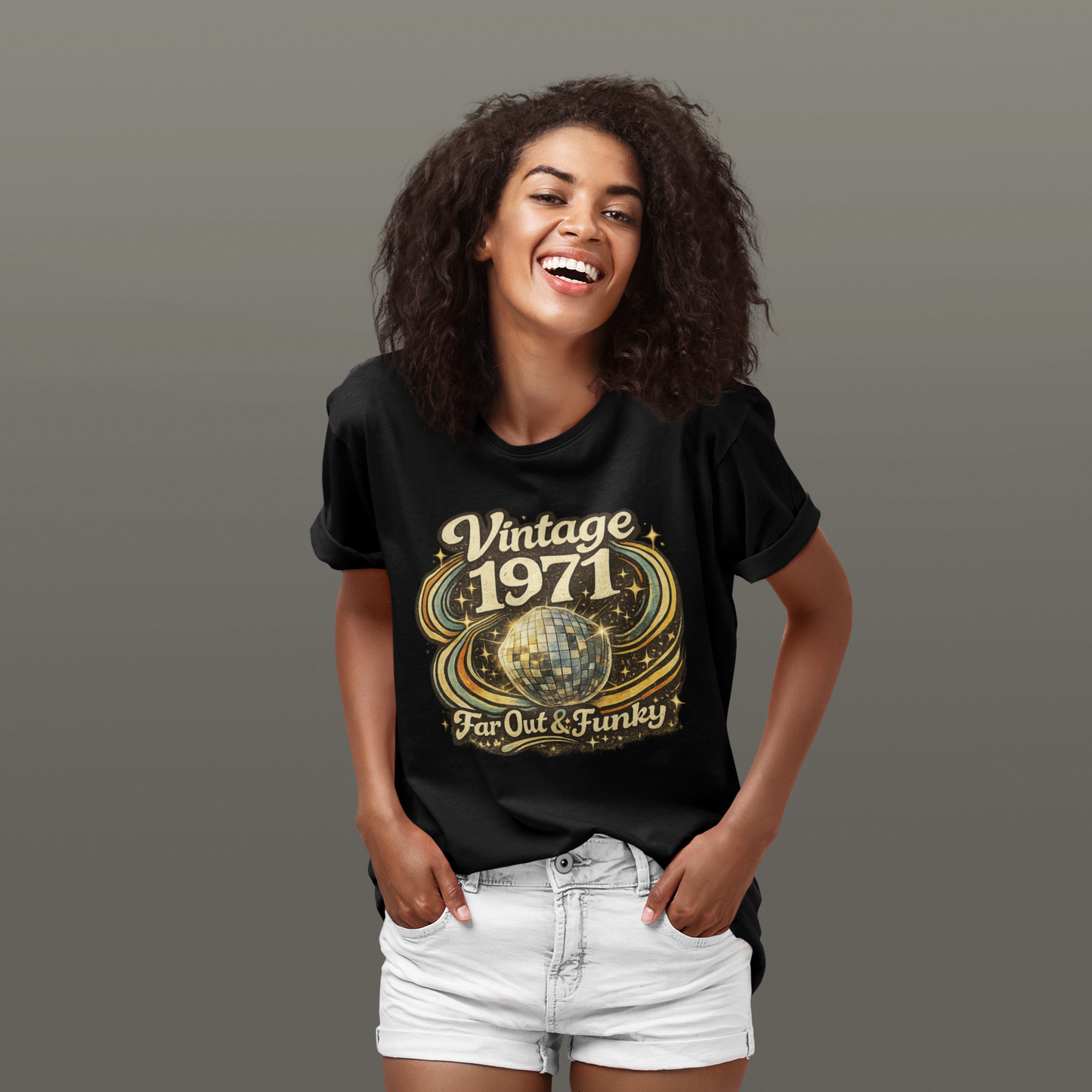 Vintage 1971 Retro T-Shirt | 1971 Birth Year Shirt | Retro 70s Graphic Tee