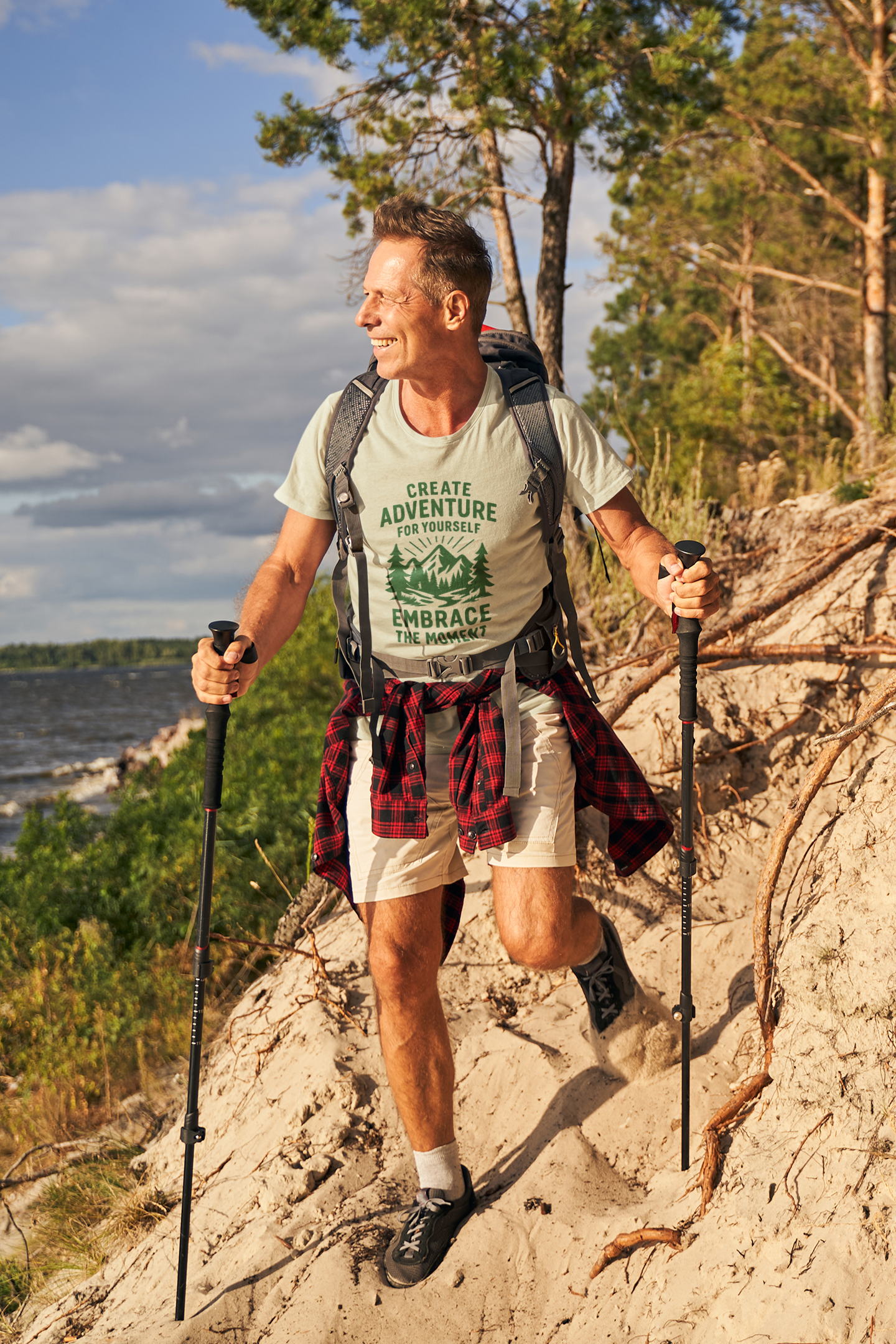 Adventure T-Shirt, Hiking Shirt, Nature Lover Gift, Outdoor Graphic Tee, Wanderlust Shirt, Camping Shirt, Explore Nature Tee