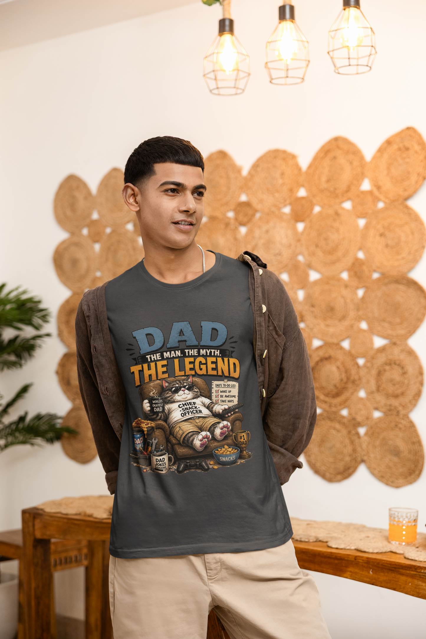Dad The Man The Myth The Legend Shirt – Funny Father’s Day Gift for Dad, Vintage Dad Tee, Cool Dad Graphic T-Shirt