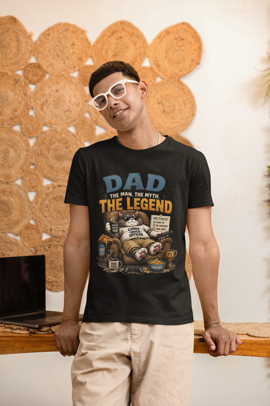 Dad The Man The Myth The Legend Shirt – Funny Father’s Day Gift for Dad, Vintage Dad Tee, Cool Dad Graphic T-Shirt