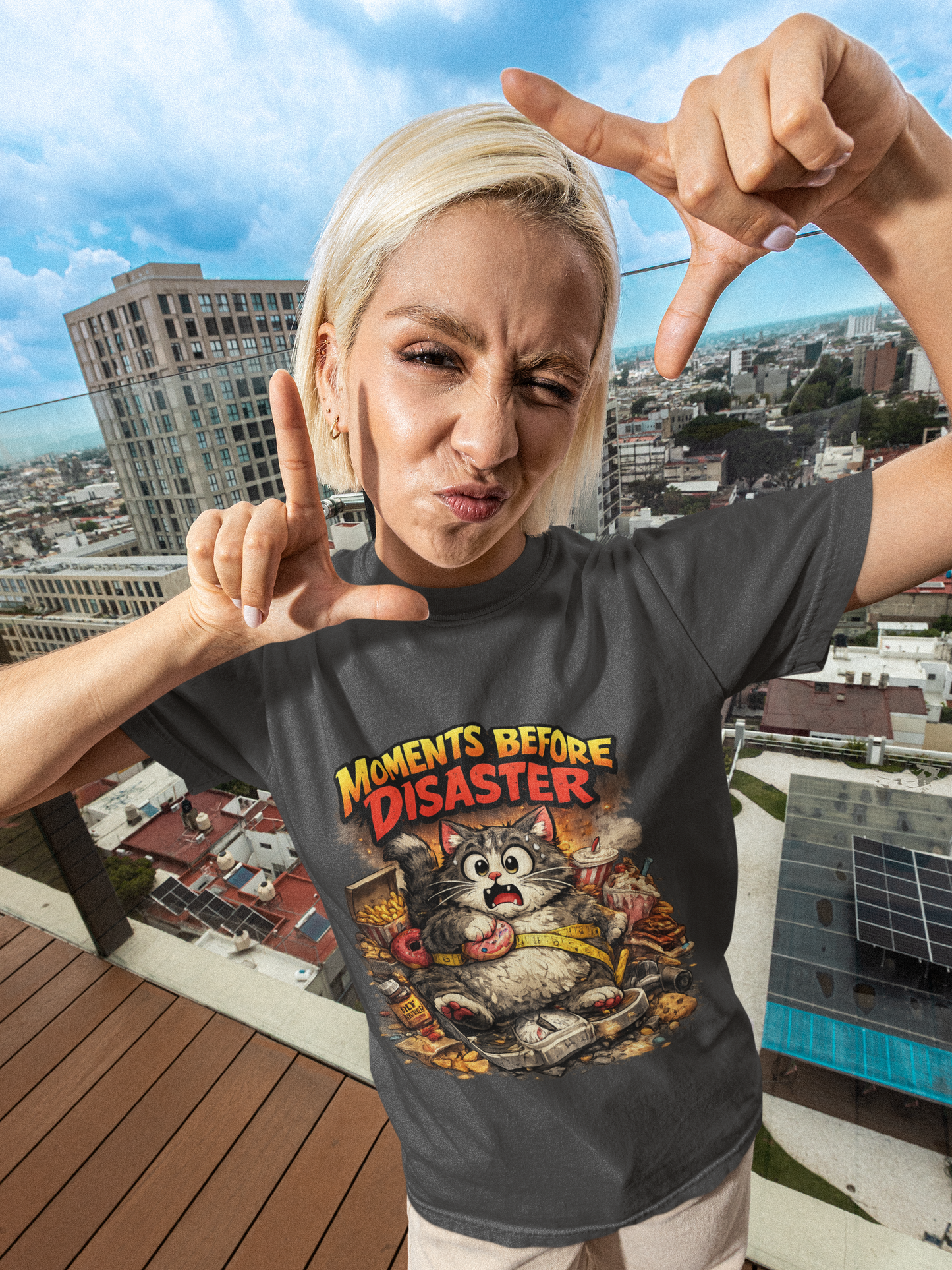 Moments Before Disaster Pet Shirt – Funny Cat | Dog Chaos Tee, Cute Animal Graphic T-Shirt, Vintage Pet Lover Gift