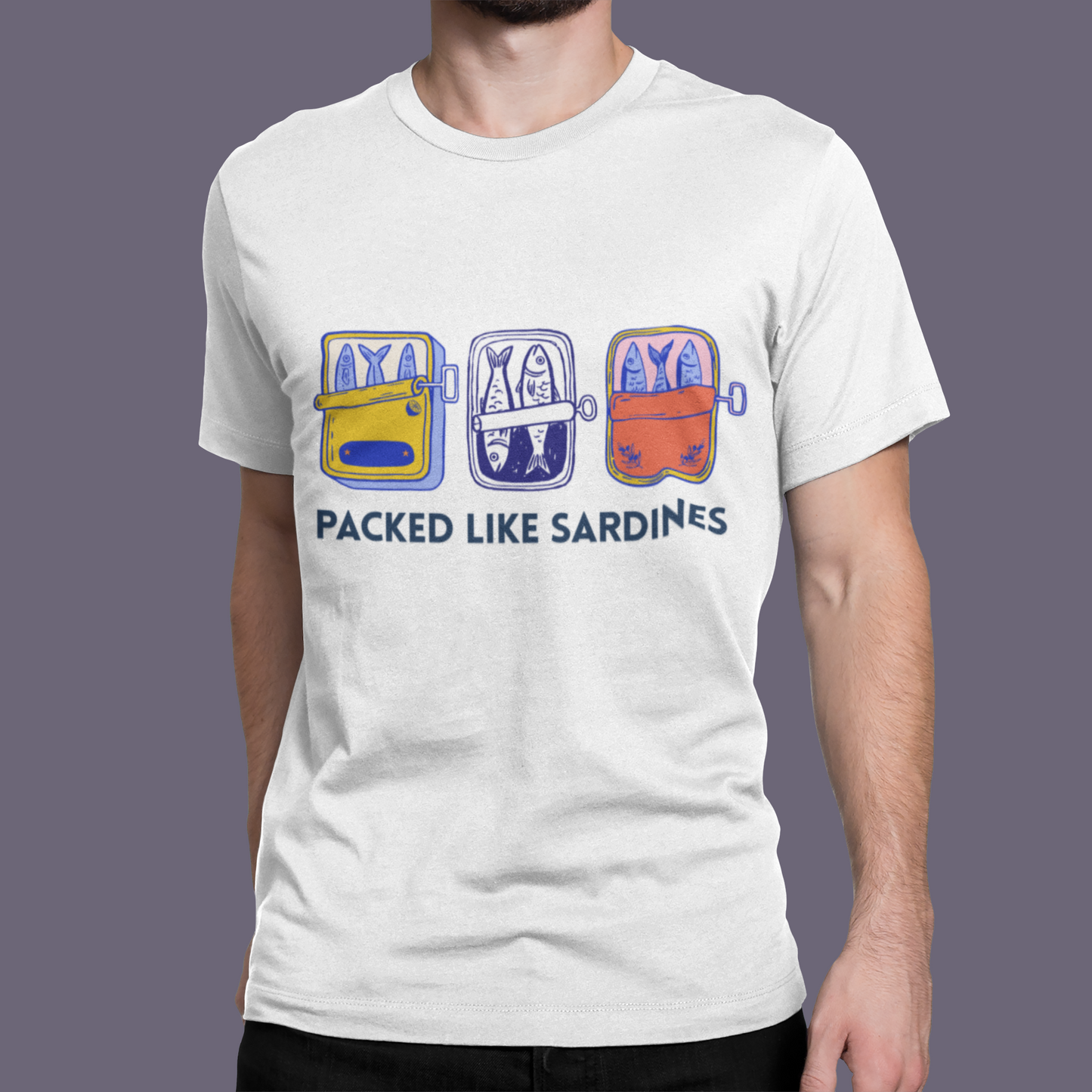 Packed Like Sardines T-Shirt | Funny Camper Shirt | Vintage RV Graphic Tee | Road Trip Camping Shirt Gift  SEO Description