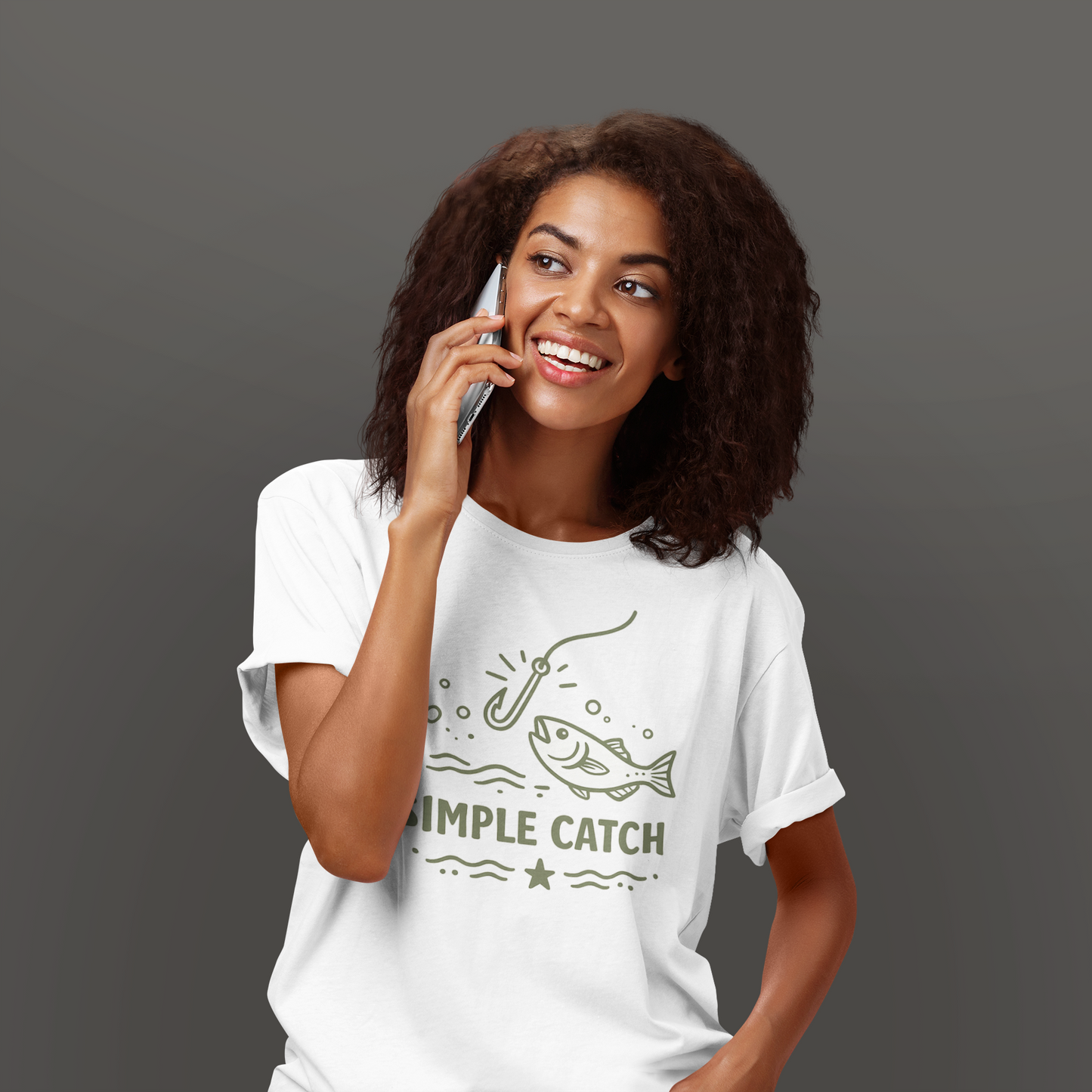 Simple Catch Fishing T-Shirt | Angler Graphic Tee | Fisherman Shirt | Fishing Lover Gift | Outdoor Adventure Tee