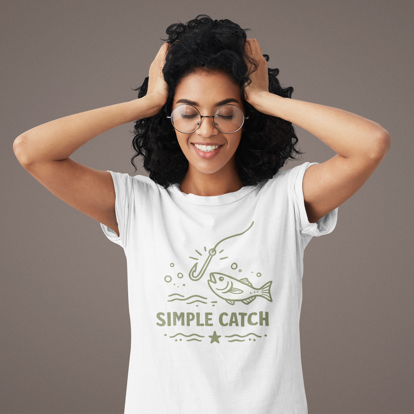 Simple Catch Fishing T-Shirt | Angler Graphic Tee | Fisherman Shirt | Fishing Lover Gift | Outdoor Adventure Tee