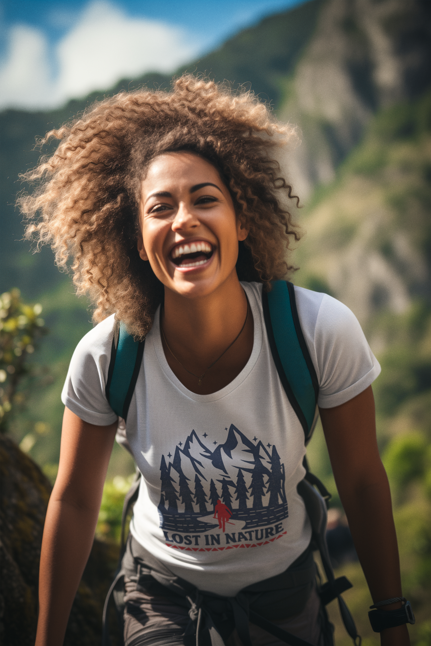 Lost in Nature T-Shirt | Mountain Hiking Shirt | Forest Adventure Graphic Tee | Nature Lover Gift | Outdoor Explorer Shirt