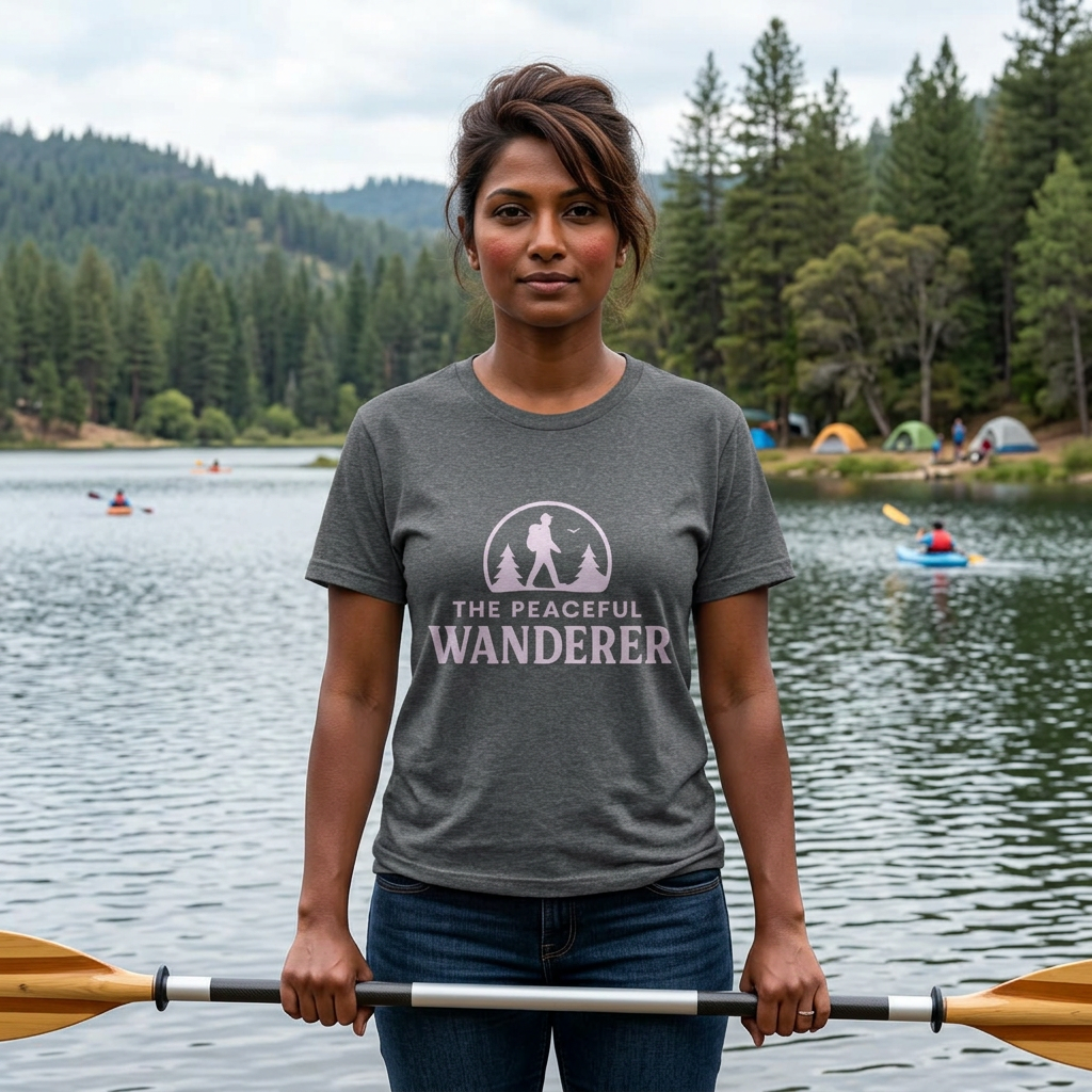 The Peaceful Wanderer T-Shirt | Hiking Shirt | Nature Lover Tee | Outdoor Adventure Shirt | Camping Gift for Hikers
