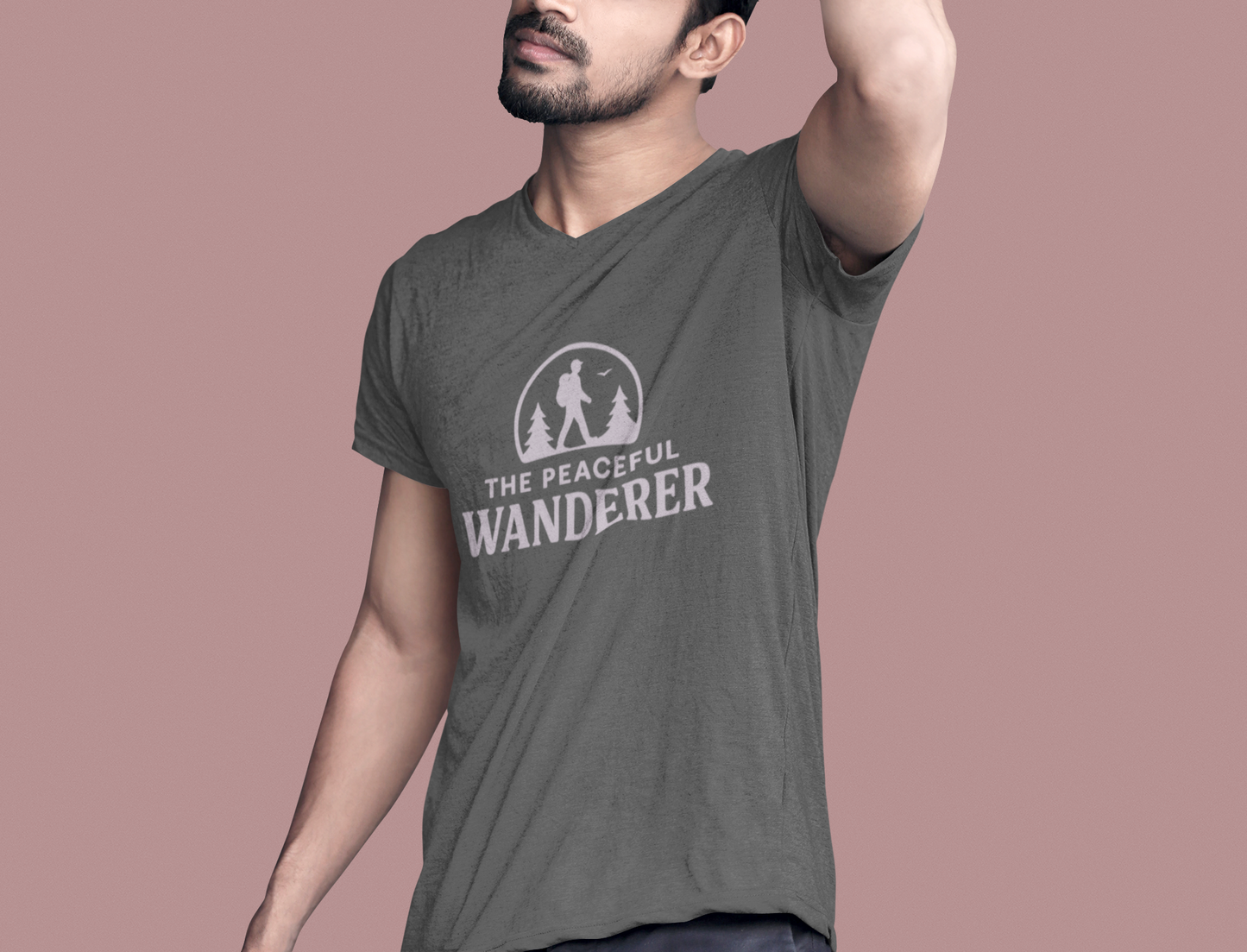 The Peaceful Wanderer T-Shirt | Hiking Shirt | Nature Lover Tee | Outdoor Adventure Shirt | Camping Gift for Hikers