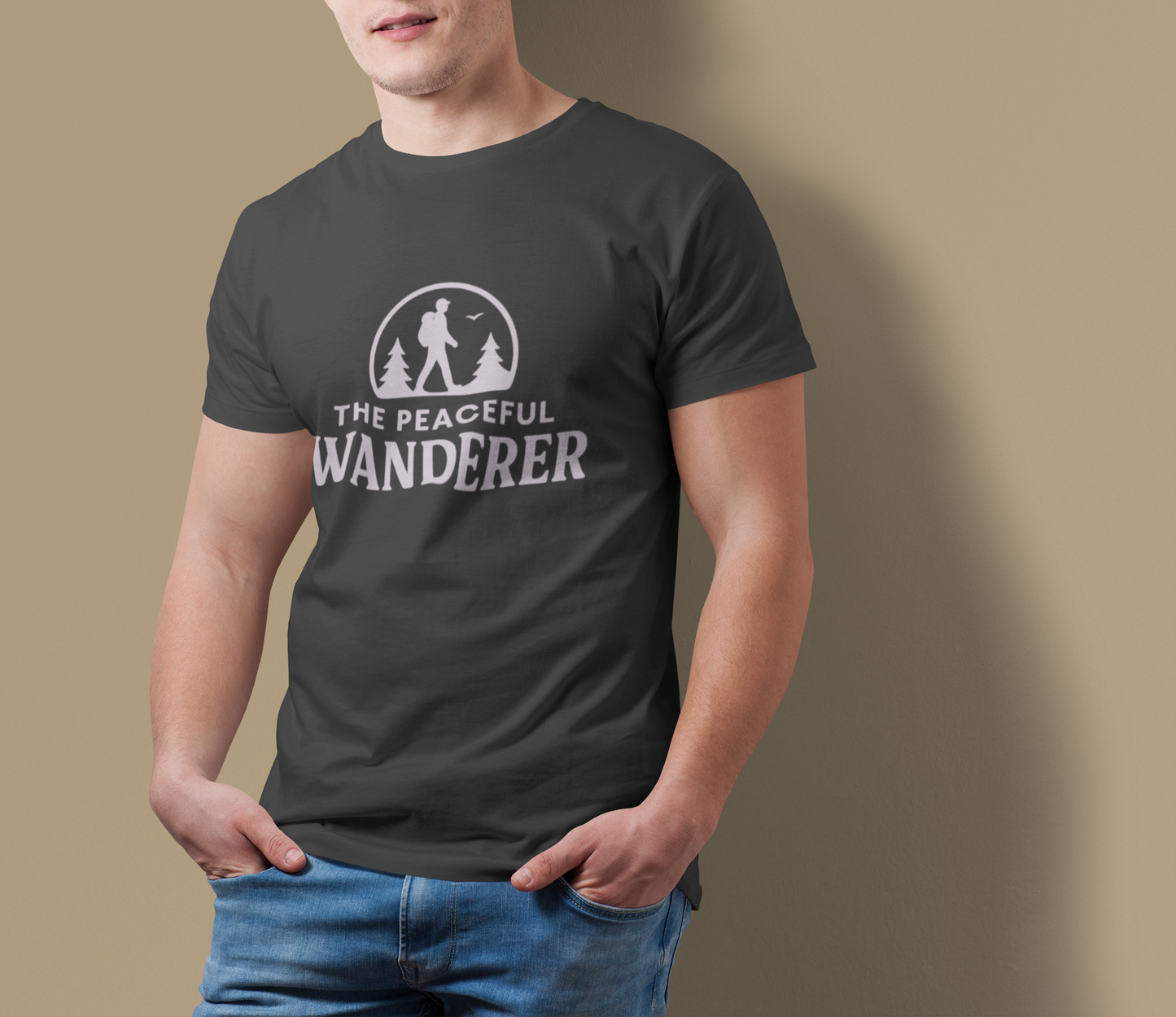 The Peaceful Wanderer T-Shirt | Hiking Shirt | Nature Lover Tee | Outdoor Adventure Shirt | Camping Gift for Hikers