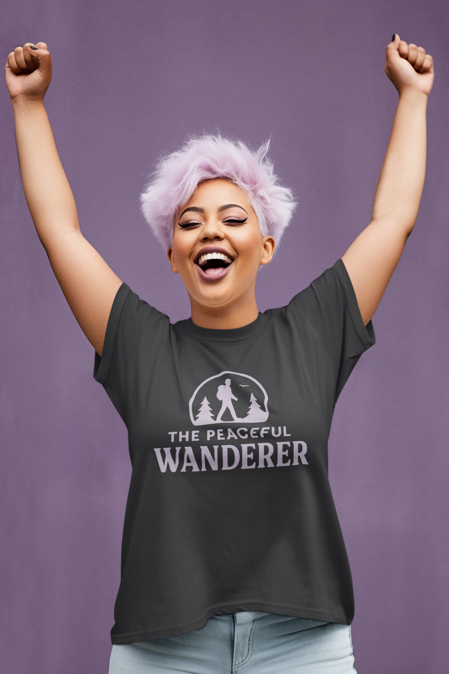The Peaceful Wanderer T-Shirt | Hiking Shirt | Nature Lover Tee | Outdoor Adventure Shirt | Camping Gift for Hikers