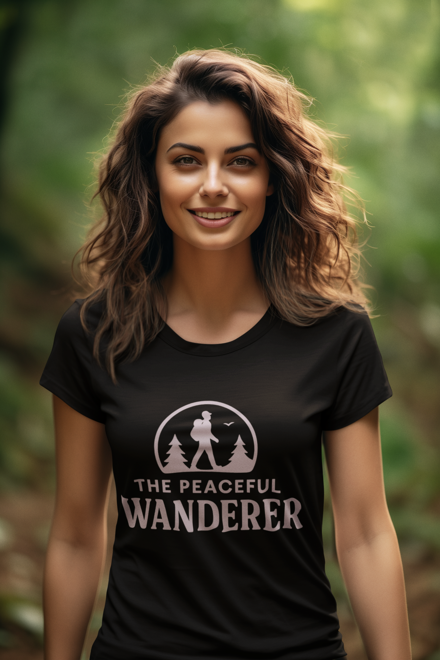 The Peaceful Wanderer T-Shirt | Hiking Shirt | Nature Lover Tee | Outdoor Adventure Shirt | Camping Gift for Hikers
