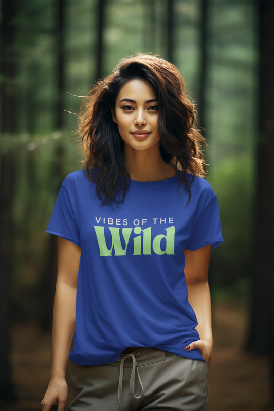 Vibes of the Wild Nature Lover T-Shirt | Hiking Shirt, Outdoor Adventure Tee, Camping Graphic, Wilderness Explorer Gift