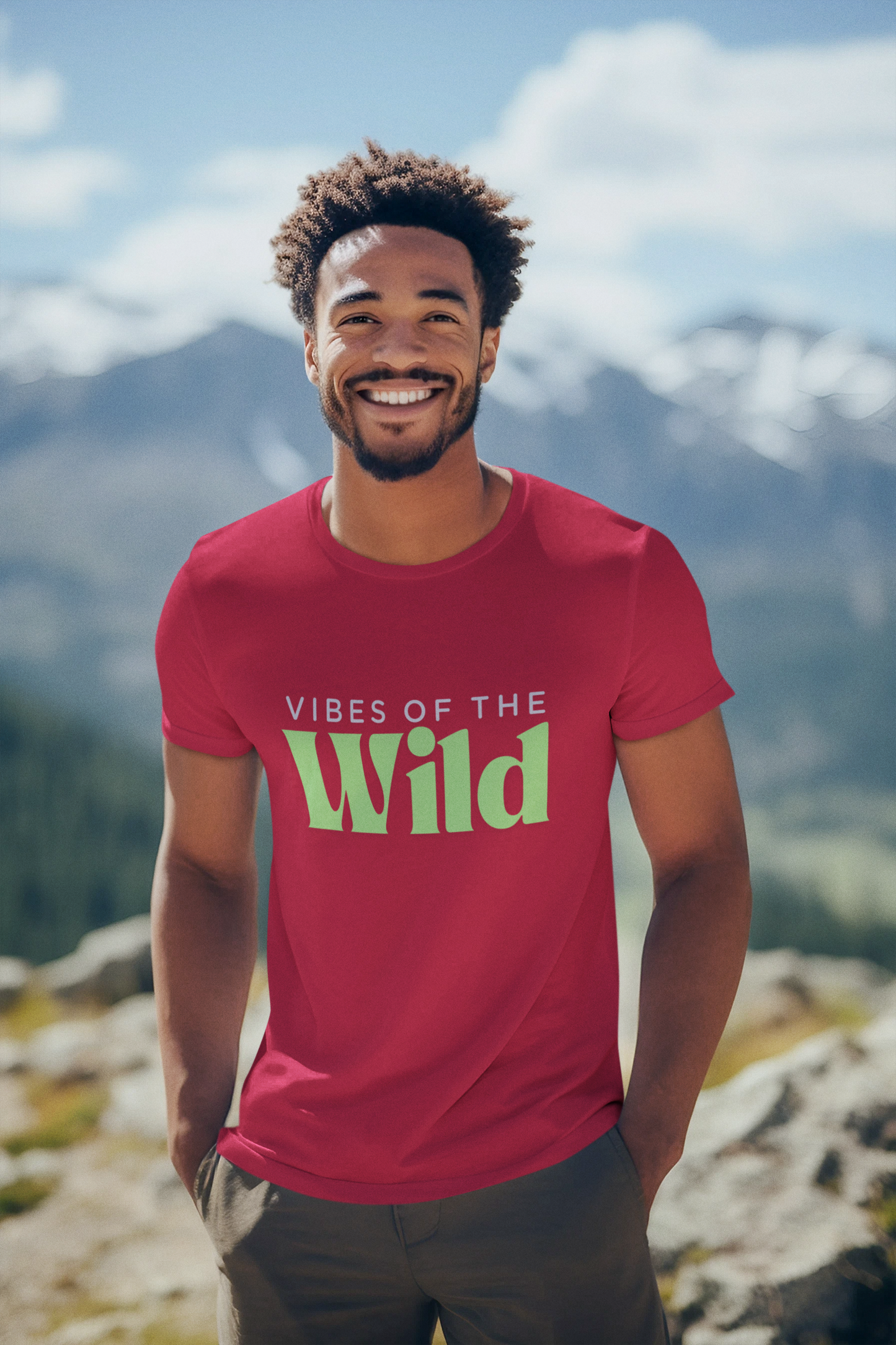 Vibes of the Wild Nature Lover T-Shirt | Hiking Shirt, Outdoor Adventure Tee, Camping Graphic, Wilderness Explorer Gift