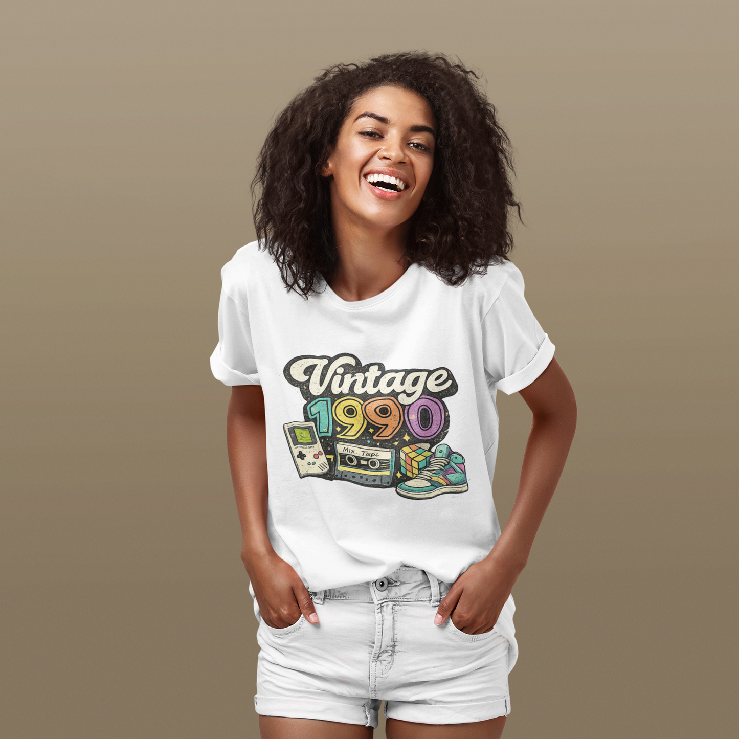 Made in 1990 T-Shirt | Retro 90s Birthday Shirt | Vintage 1990 Birth Year Gift Tee