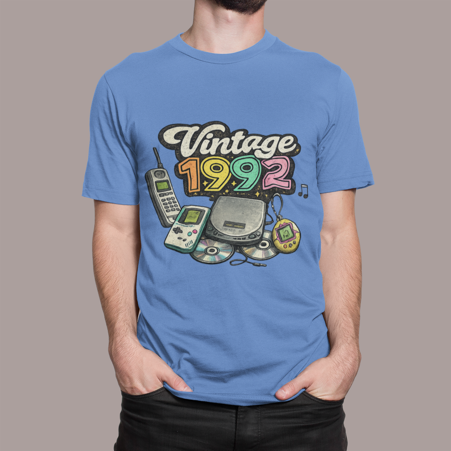 Made in 1992 Totally Cool T-Shirt | Retro 90s Birth Year Shirt | 1992 Birthday Gift Tee