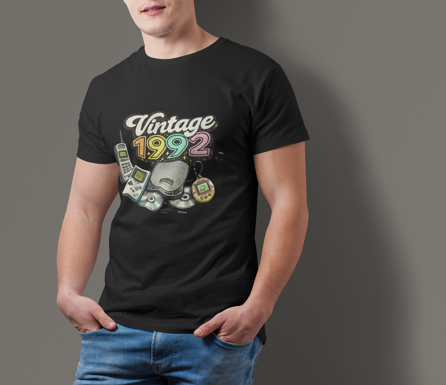 Made in 1992 Totally Cool T-Shirt | Retro 90s Birth Year Shirt | 1992 Birthday Gift Tee