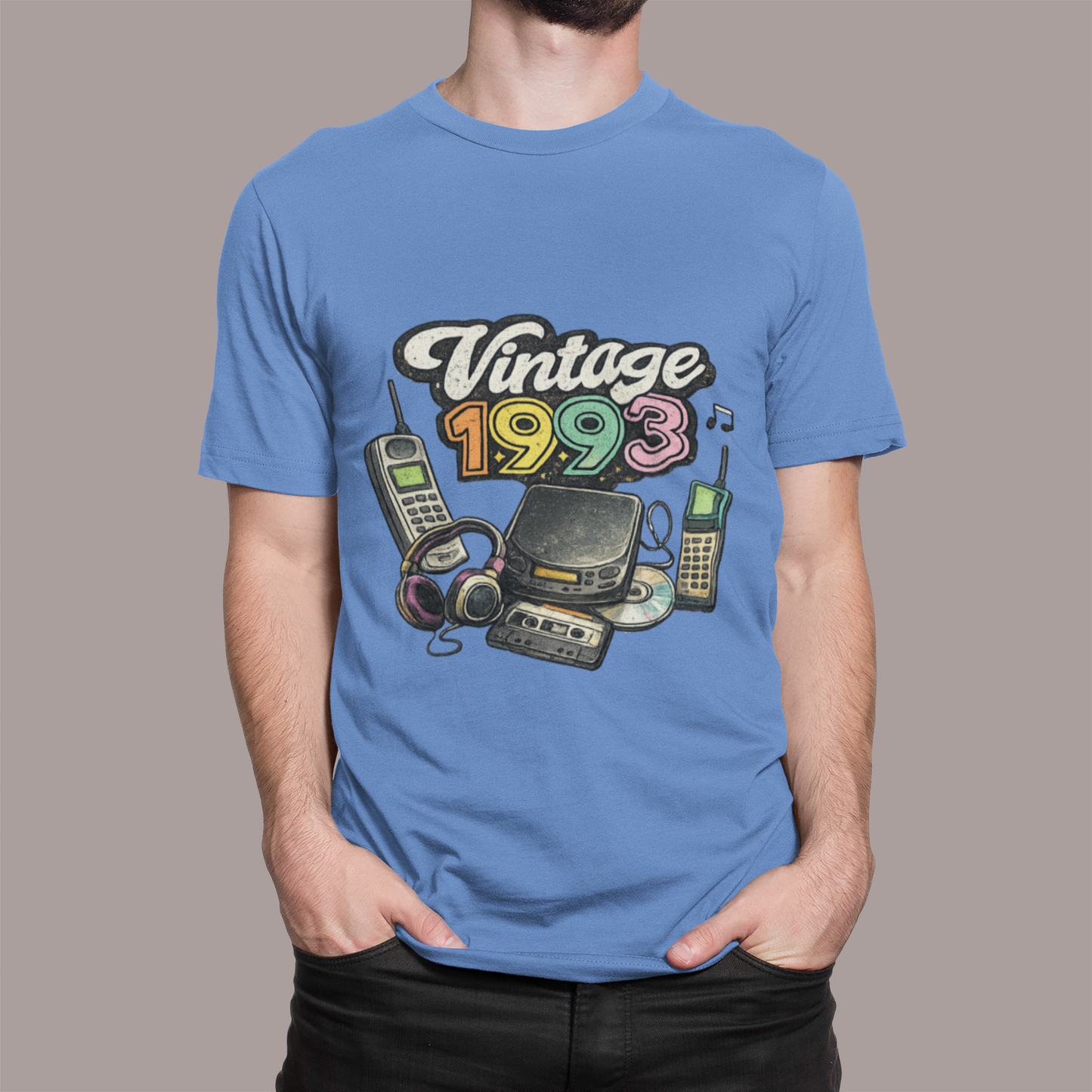 Keep It Real 1993 T-Shirt Retro 90s Birthday Vintage Year Tee