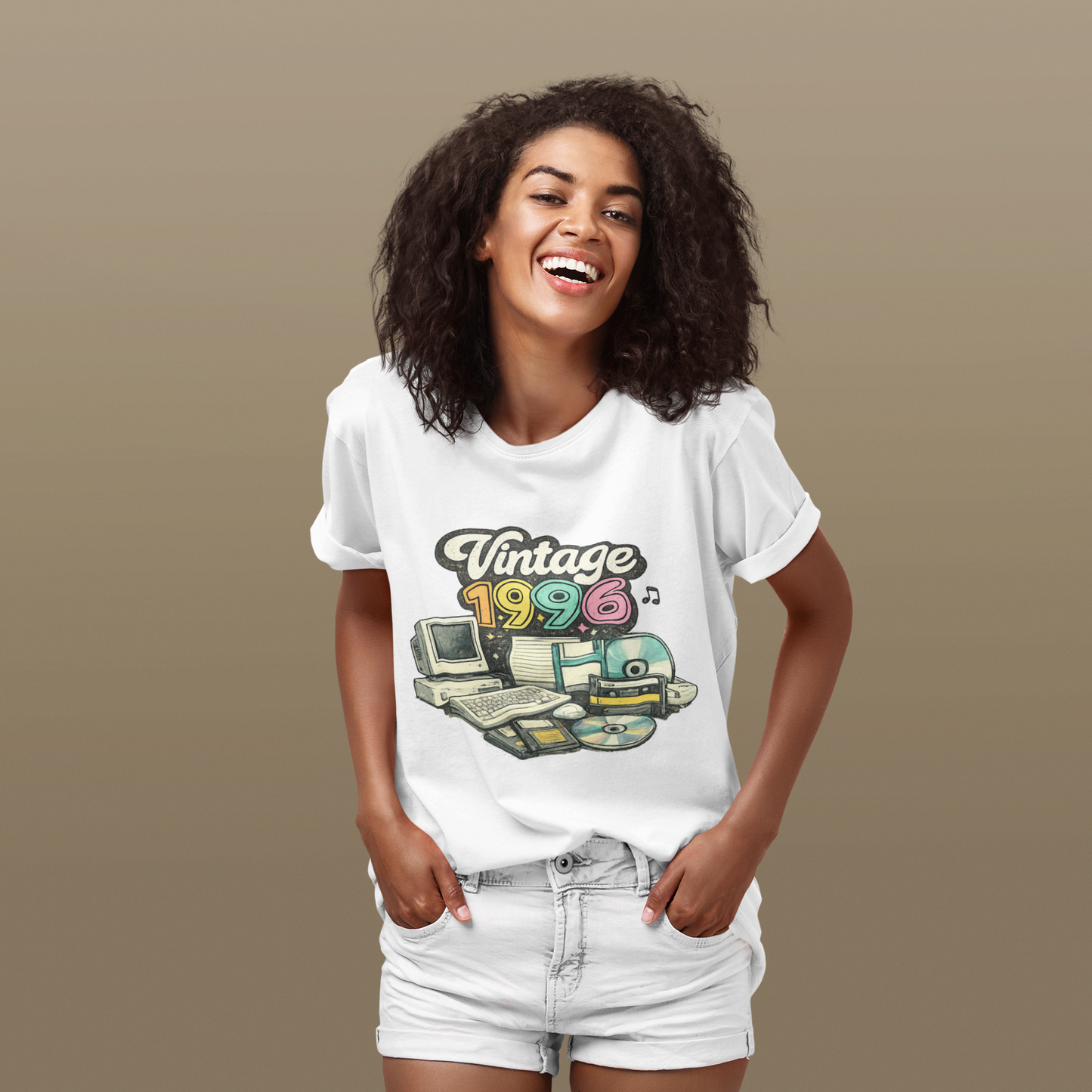 Made in 1996 Shirt – Retro 90s Birthday T-Shirt, Vintage 1996 Birth Year Tee