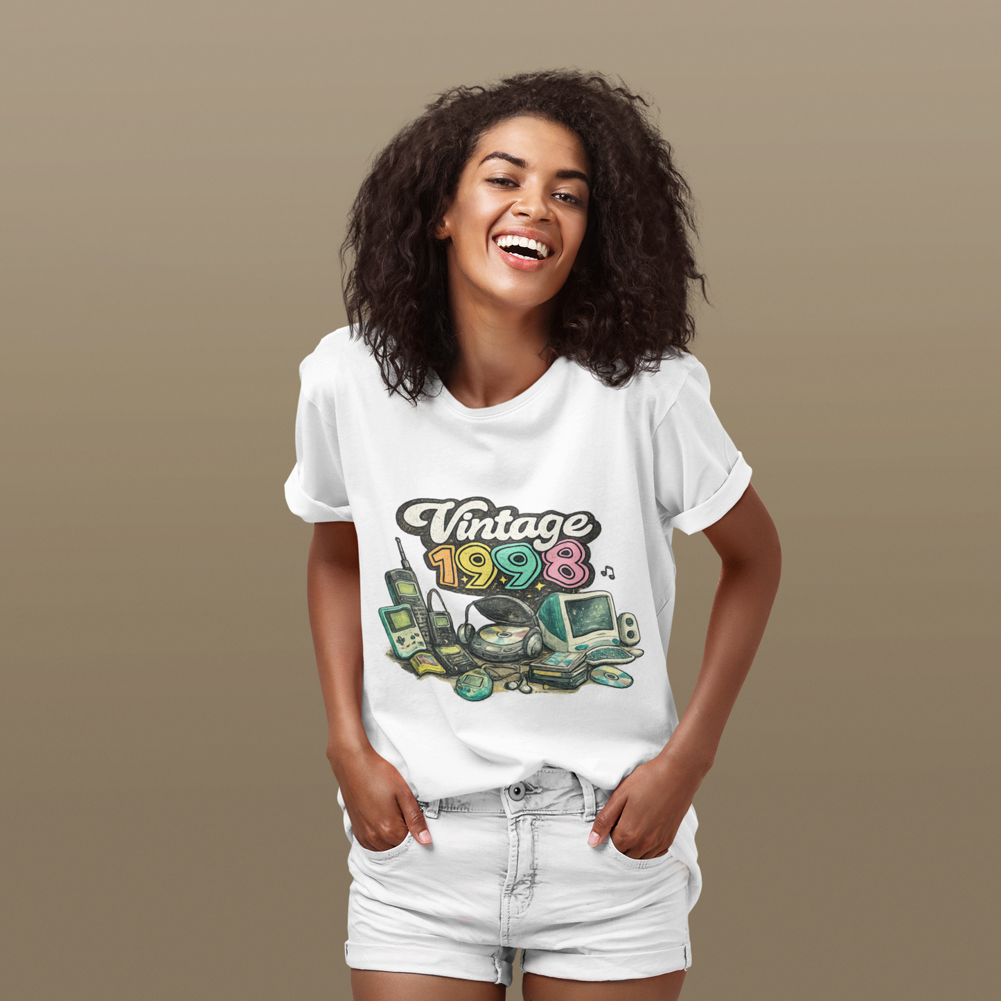 Vintage 1998 Retro T-Shirt | 1998 Birth Year Shirt | Retro 90s Graphic Tee
