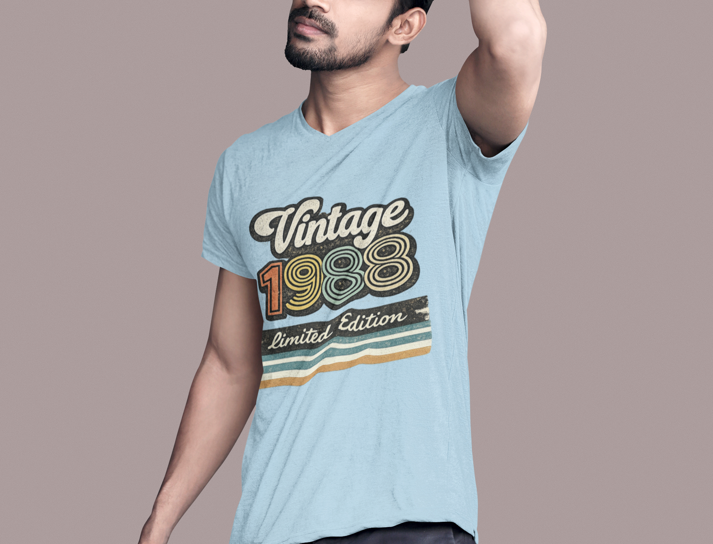 Vintage 1988 Retro T-Shirt | 1988 Birth Year Shirt | Retro 80s Graphic Tee