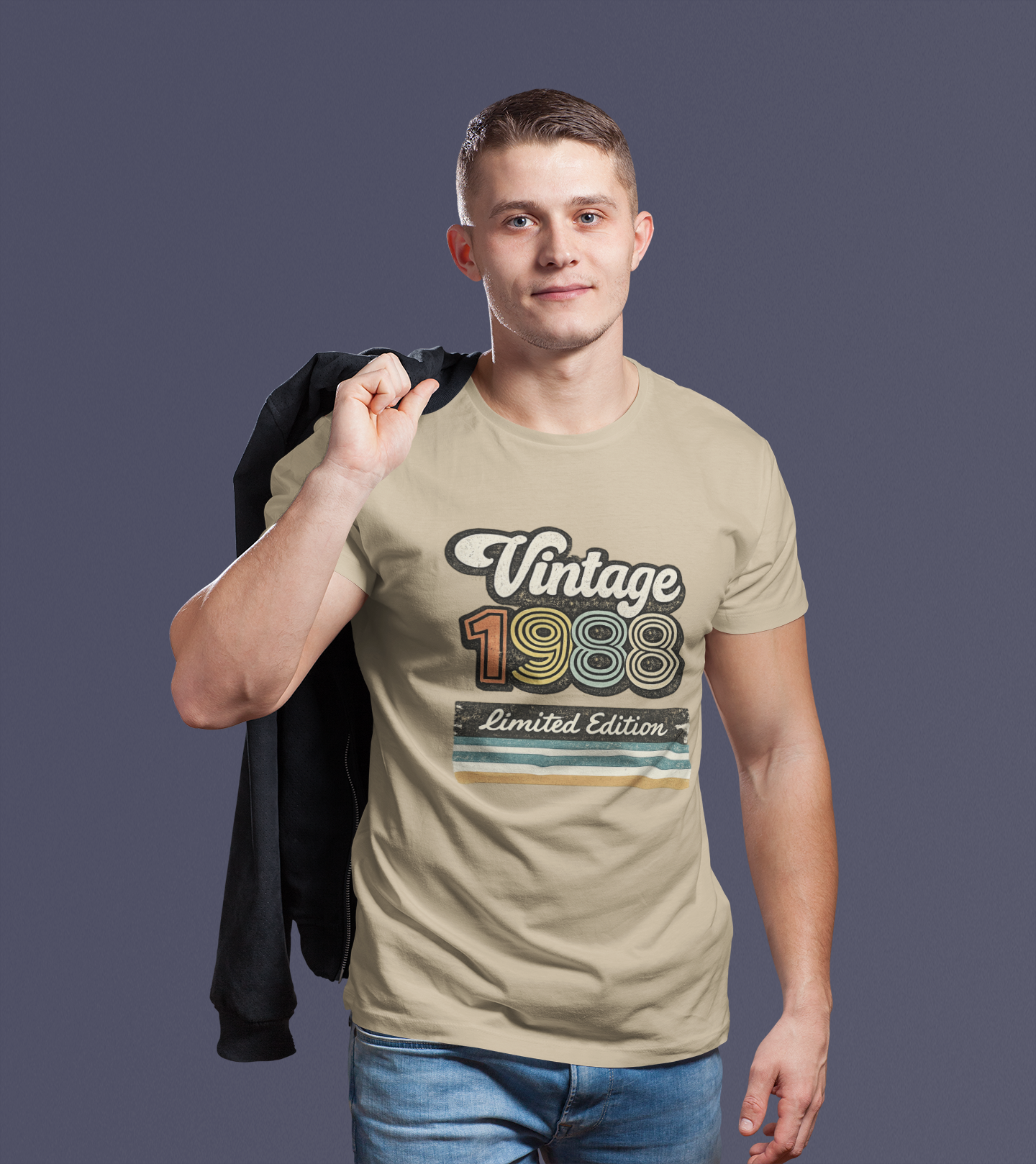 Vintage 1988 Retro T-Shirt | 1988 Birth Year Shirt | Retro 80s Graphic Tee
