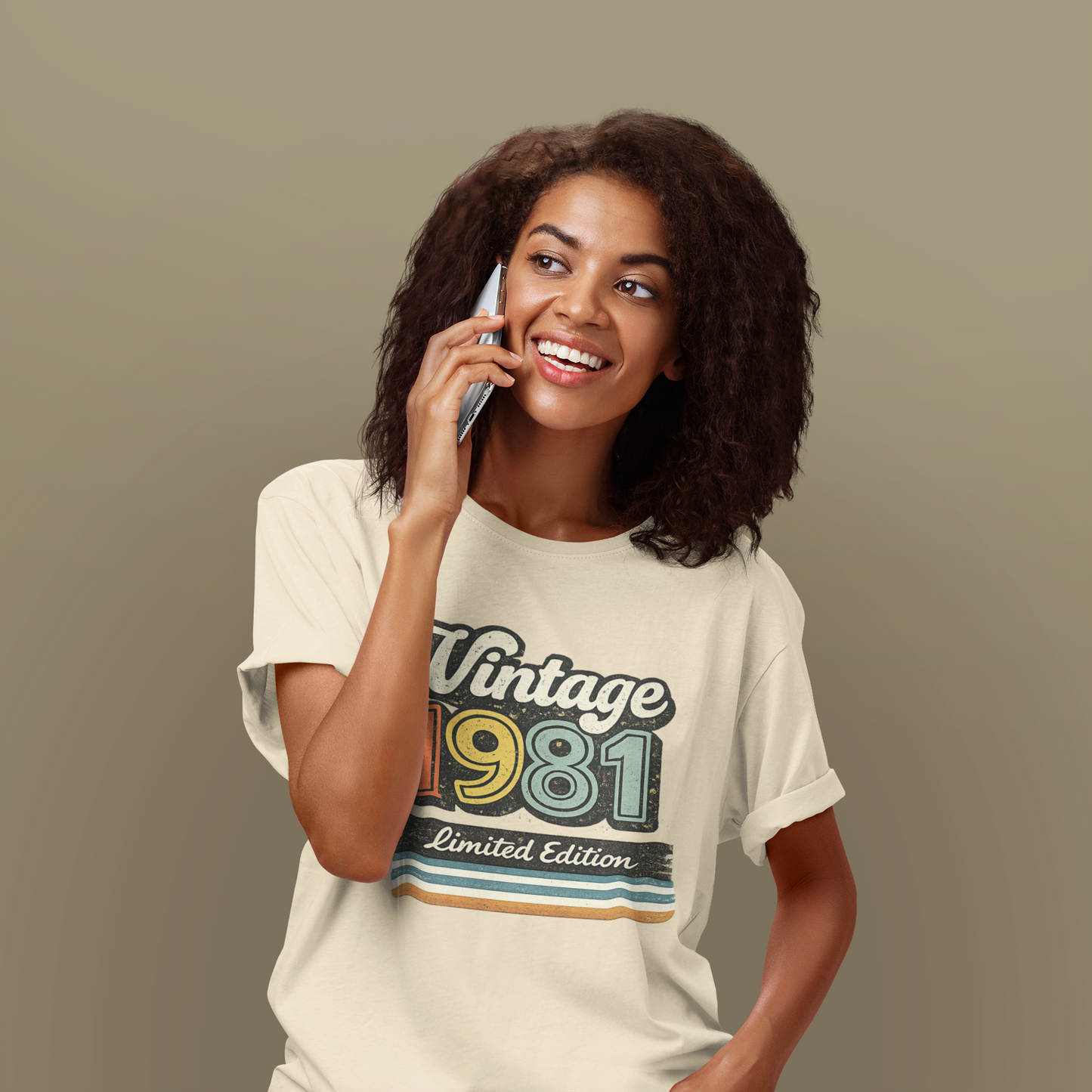 Vintage 1981 Retro T-Shirt | 1981 Birth Year Shirt | 80s Graphic Tee