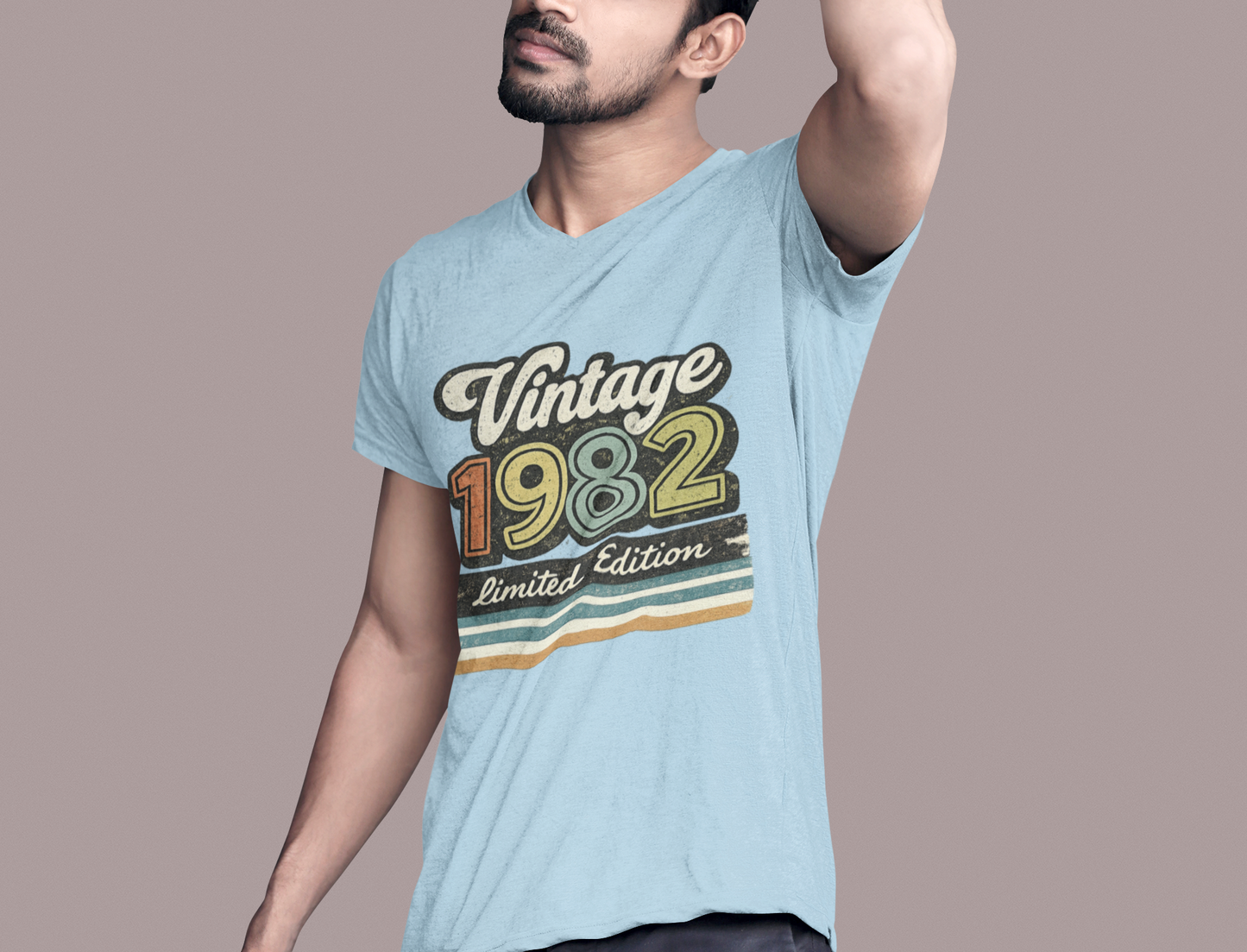 Vintage 1982 Retro T-Shirt | 1982 Birth Year Shirt | Retro 80s Graphic Tee