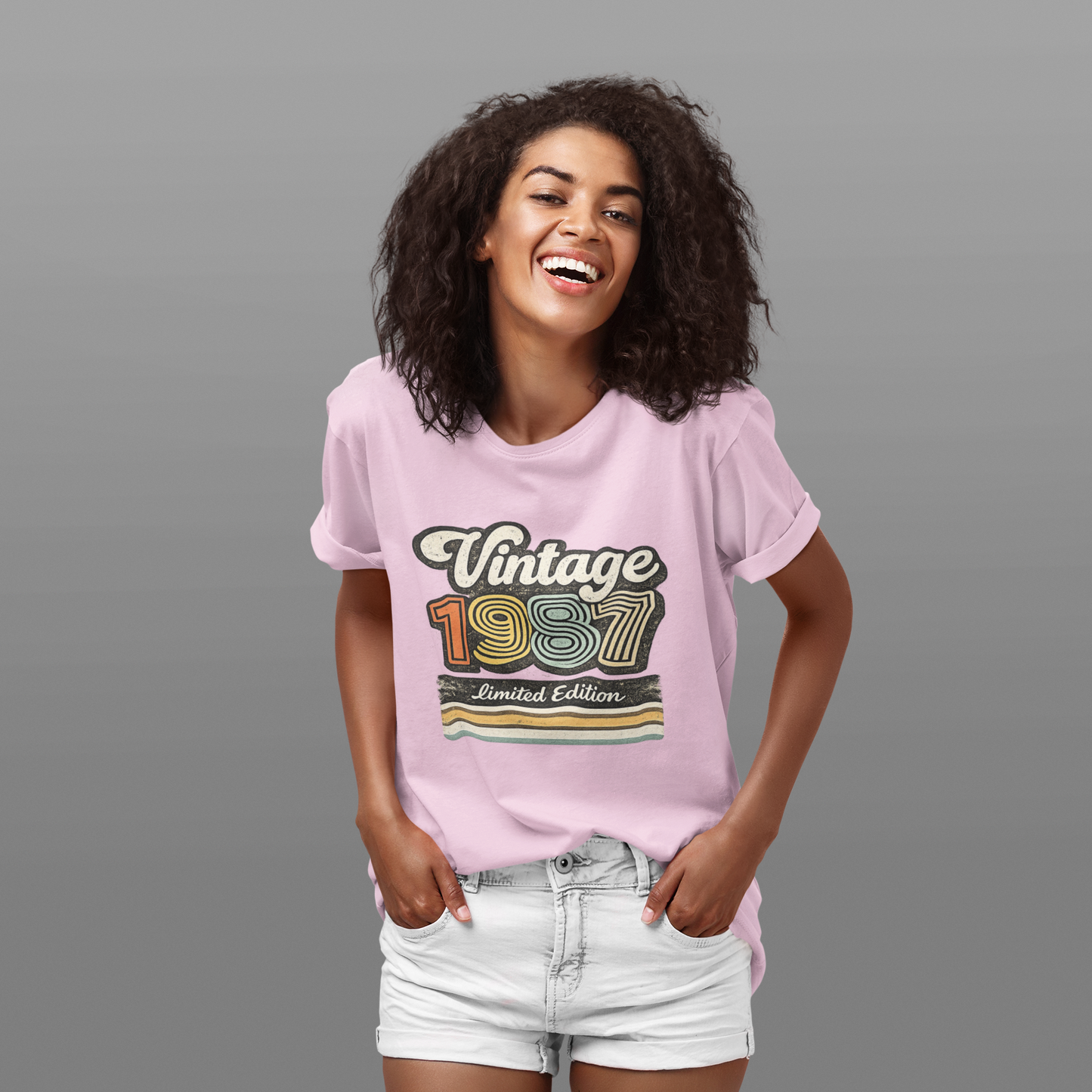 Vintage 1987 Retro T-Shirt | 1987 Birth Year Shirt | Retro 80s Graphic Tee
