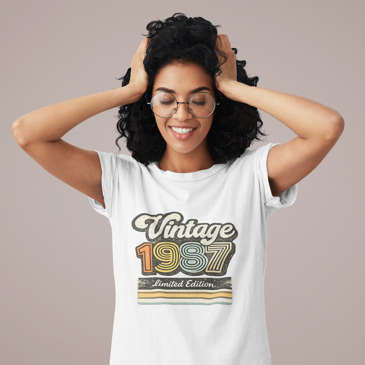 Vintage 1987 Retro T-Shirt | 1987 Birth Year Shirt | Retro 80s Graphic Tee