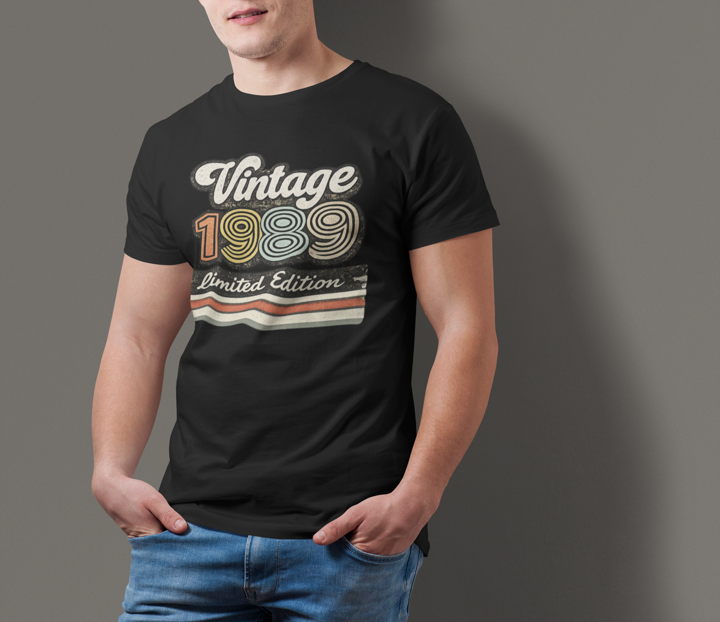 Vintage 1989 Retro T-Shirt | 1989 Birth Year Shirt | Retro 70s Graphic Tee