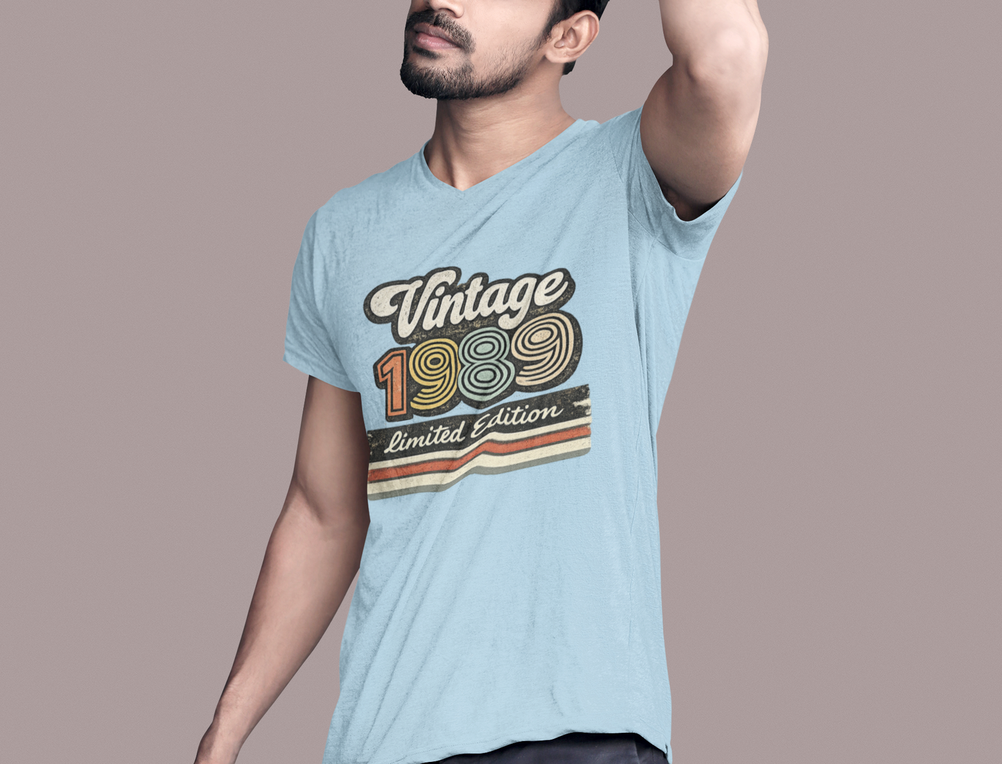 Vintage 1989 Retro T-Shirt | 1989 Birth Year Shirt | Retro 70s Graphic Tee