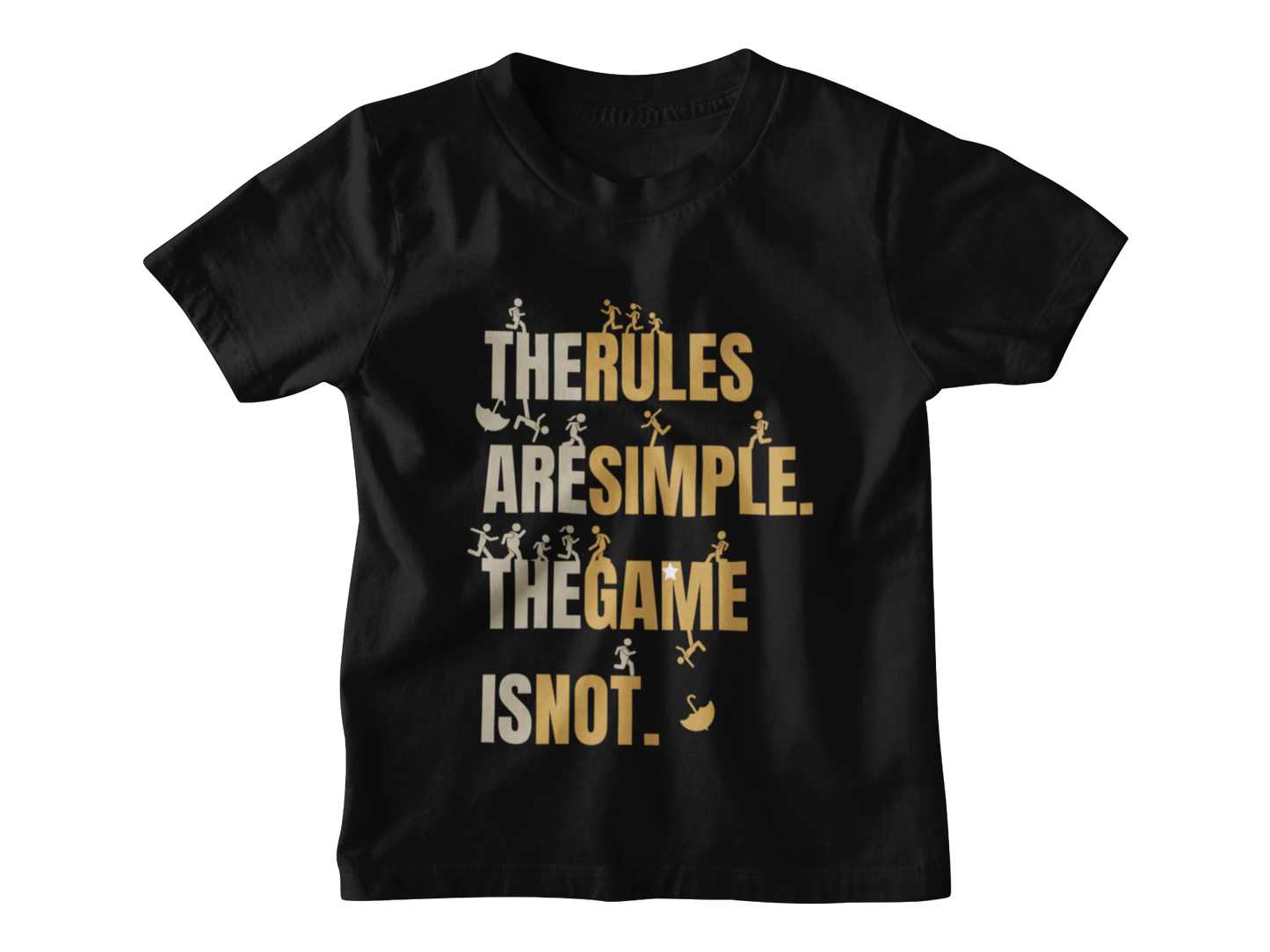 The Rules Are Simple The Game Is Not Motivational Sports T-Shirt | Athletic Graphic Tee for Men & Women