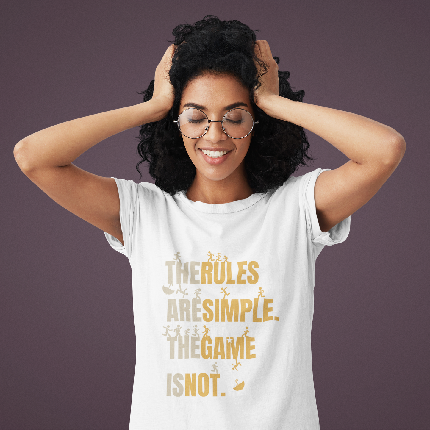 The Rules Are Simple The Game Is Not Motivational Sports T-Shirt | Athletic Graphic Tee for Men & Women