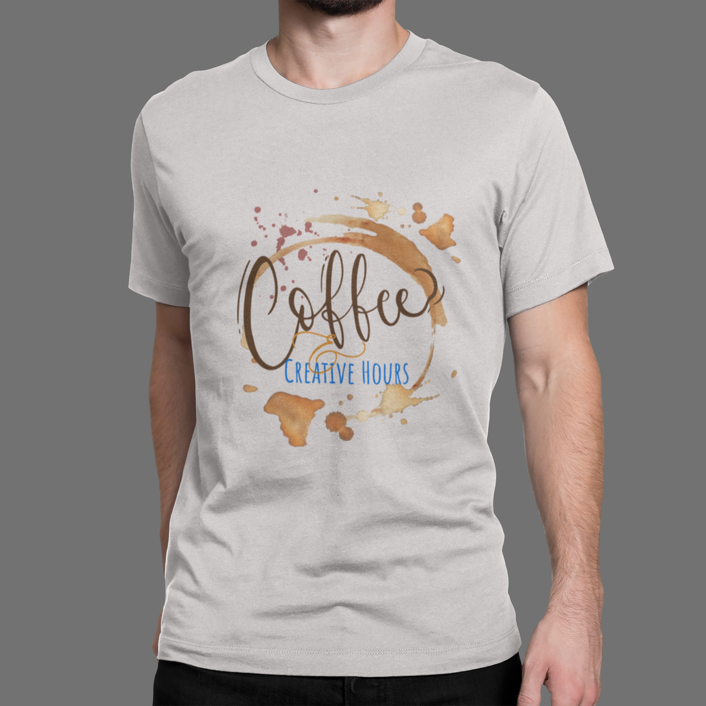 Front & Back Coffee Creative Hours Shirt, Where Coffee Meets Creativity Tee, Artist Coffee Lover T-Shirt, Creative Community Graphic Tee