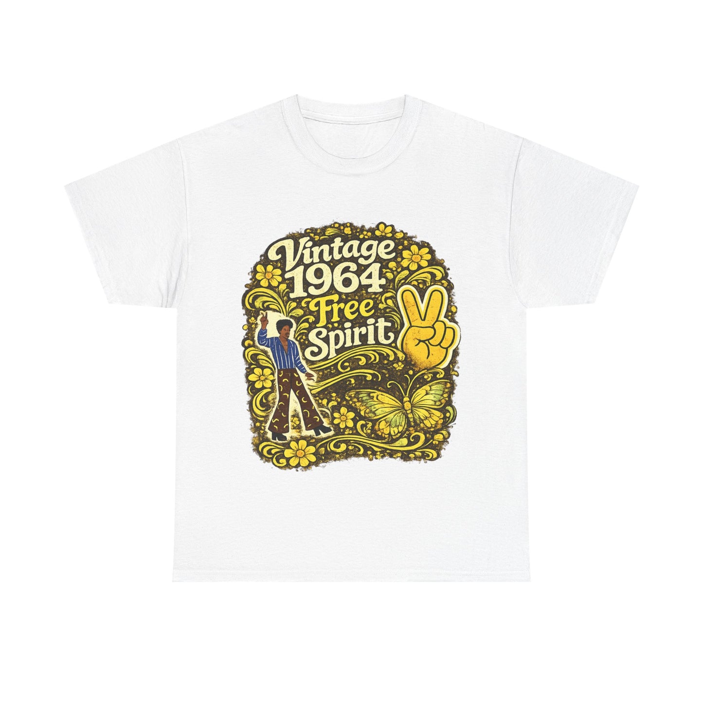 Vintage 1964 Retro T-Shirt | 1964 Birth Year Shirt | Retro 60s Graphic Tee