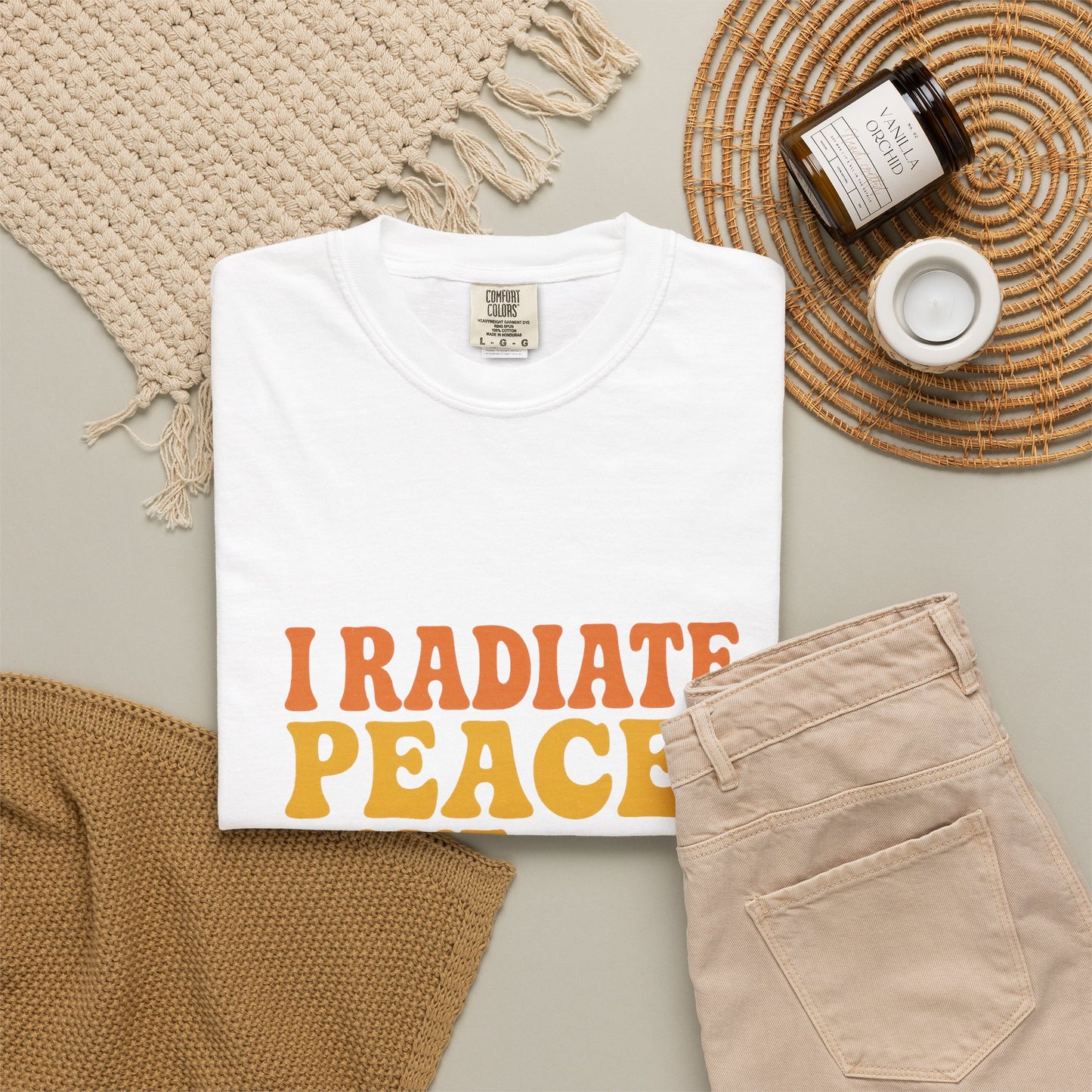 Peace Love Grooviness T-Shirt – Retro Hippie Graphic Tee, Boho Festival Shirt, Positive Vibes Unisex Gift