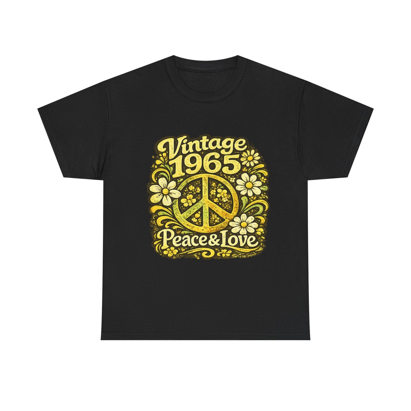 Vintage 1965 Retro T-Shirt – Born to Vibe 1965 Shirt, 60s Hippie Graphic Tee, Retro Birth Year Shirt, 1965 Birthday Gift