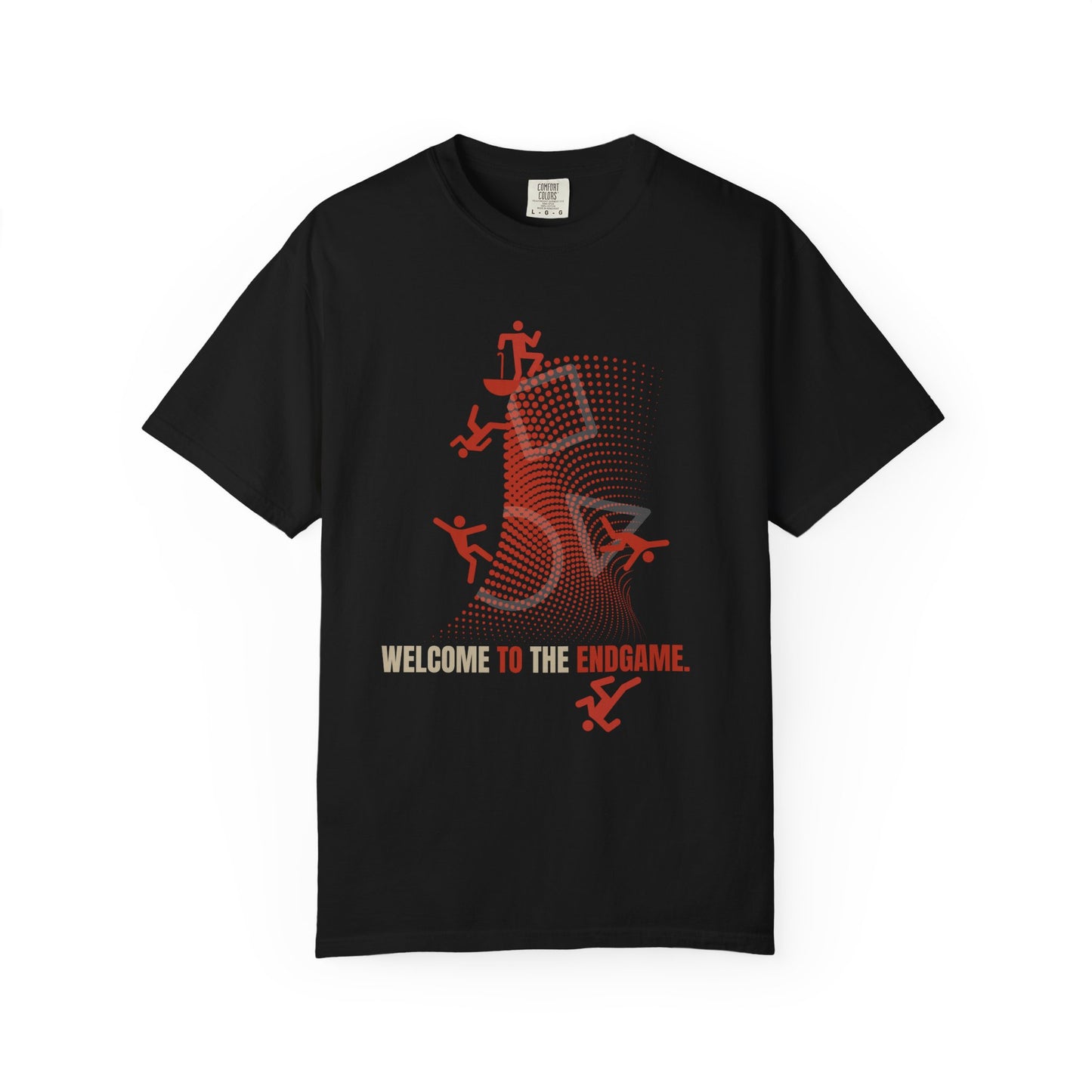 Welcome to the Endgame T-Shirt | Geometric Symbol Graphic Tee | Retro Gamer Streetwear Shirt