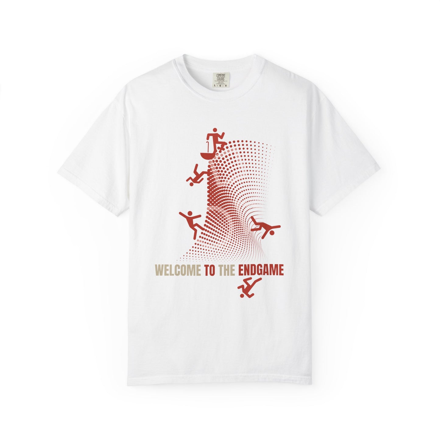 Welcome to the Endgame T-Shirt | Geometric Symbol Graphic Tee | Retro Gamer Streetwear Shirt